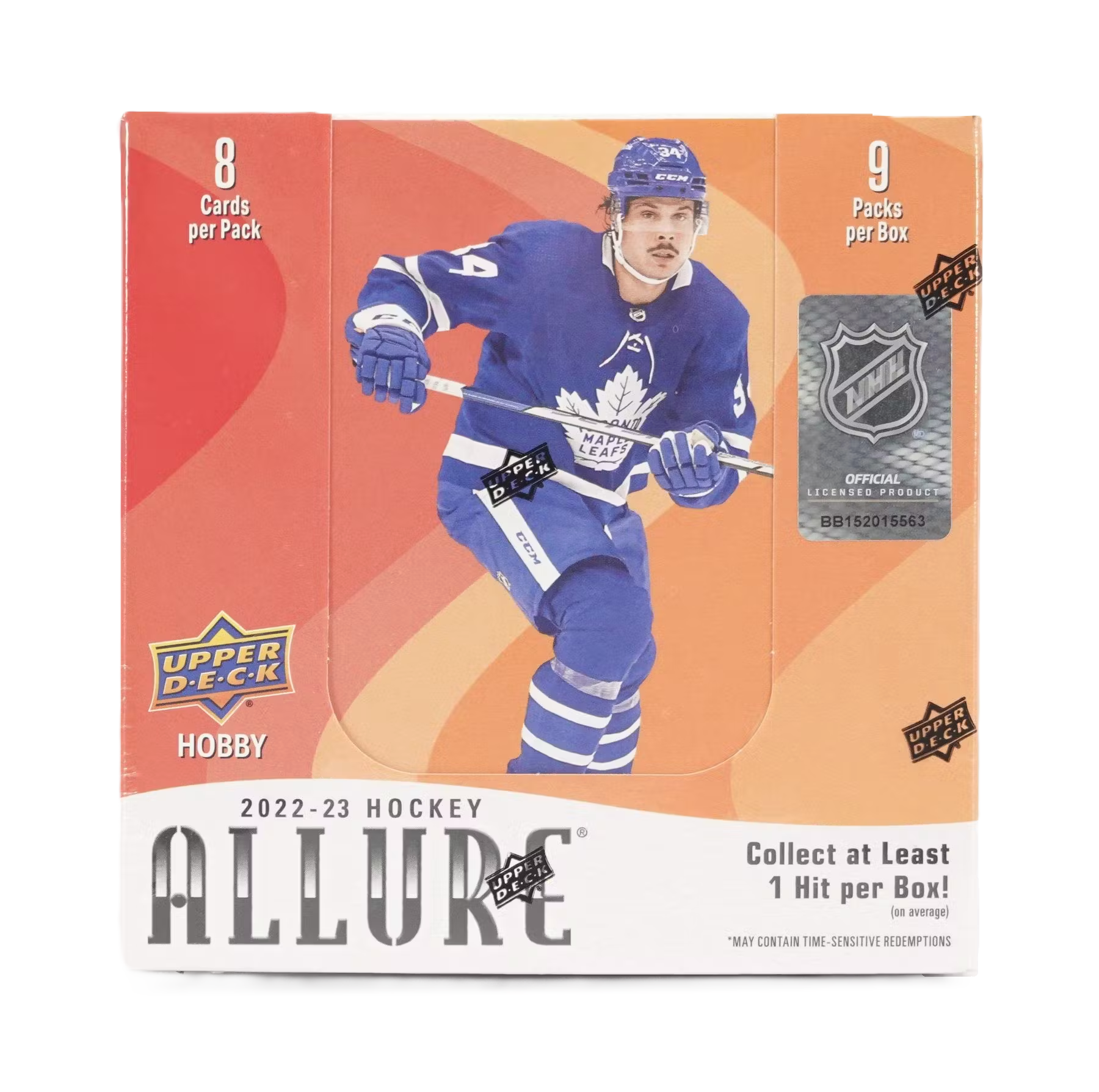 2022-23 Upper Deck Allure Hockey Hobby Box - Premium NHL Trading Cards Collection for Collectors & Fans - Perfect for Gifts, Investments, and Game Day Excitement