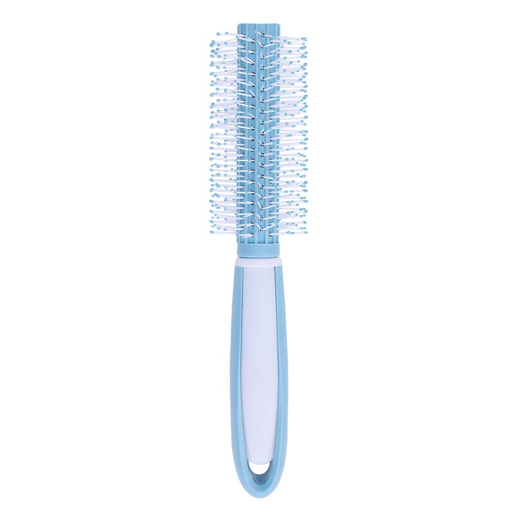Quiff Hair Brush - Round Boar Bristle Styling Brush for Blow Drying, Curling & Volume | Anti-Static, Non-Slip Roller Hairbrush for Women & Girls | Perfect for Salon Styling & Home Hair Care