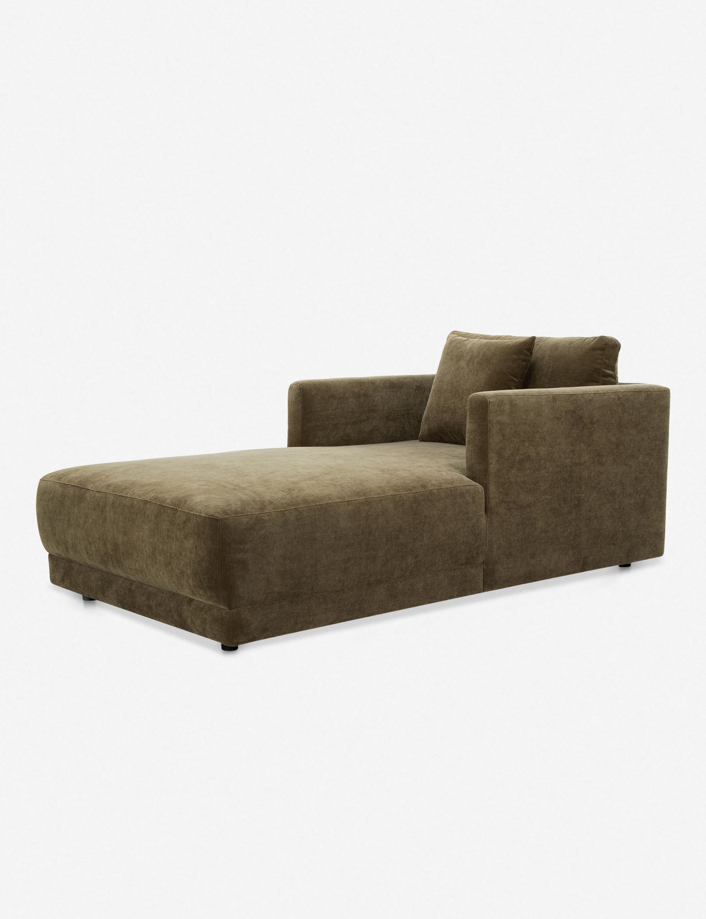 Braque Chaise Lounge Chair - Modern Accent Chair for Living Room, Bedroom & Office - Stylish Upholstered Armchair with Wooden Legs - Perfect for Relaxing, Reading & Decorating Your Home