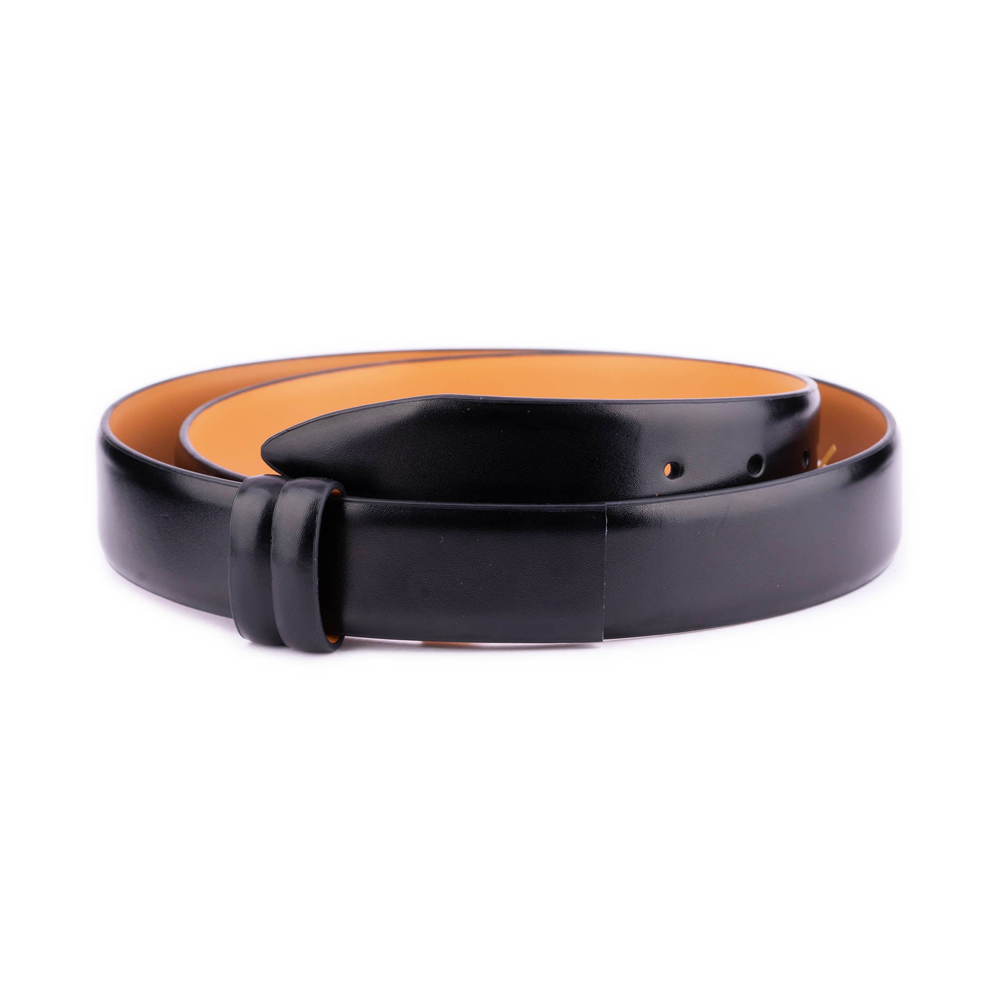 Men's 3.5cm Reversible Black & Beige Genuine Leather Belt Strap - Replacement for Ferragamo Buckles - Perfect for Business, Casual & Formal Wear