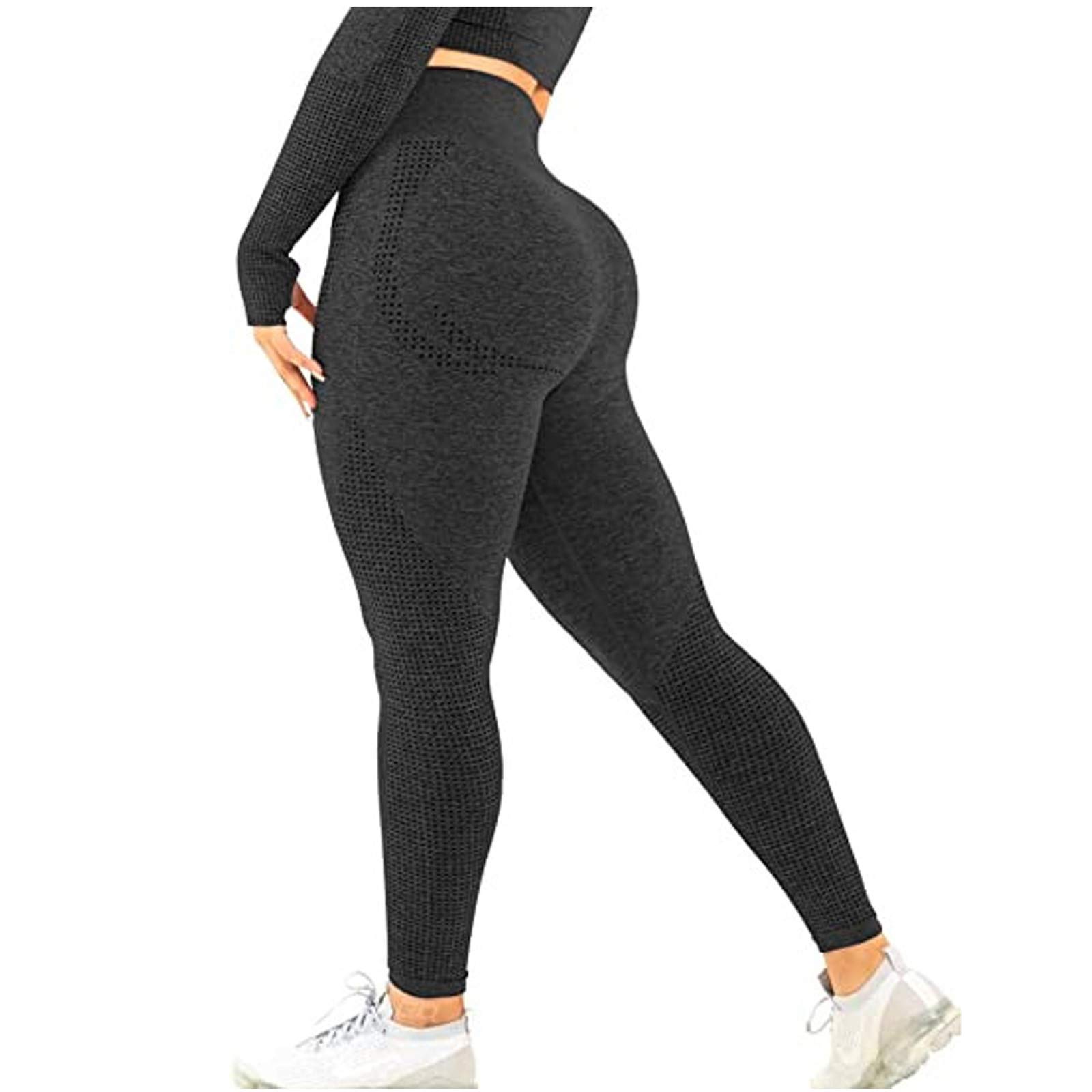 High Waisted Seamless Leggings for Women - Tummy Control Yoga Pants with Butt Lifting Design, Comfortable Workout & Gym Tights - Perfect for Yoga, Running, Fitness & Everyday Wear