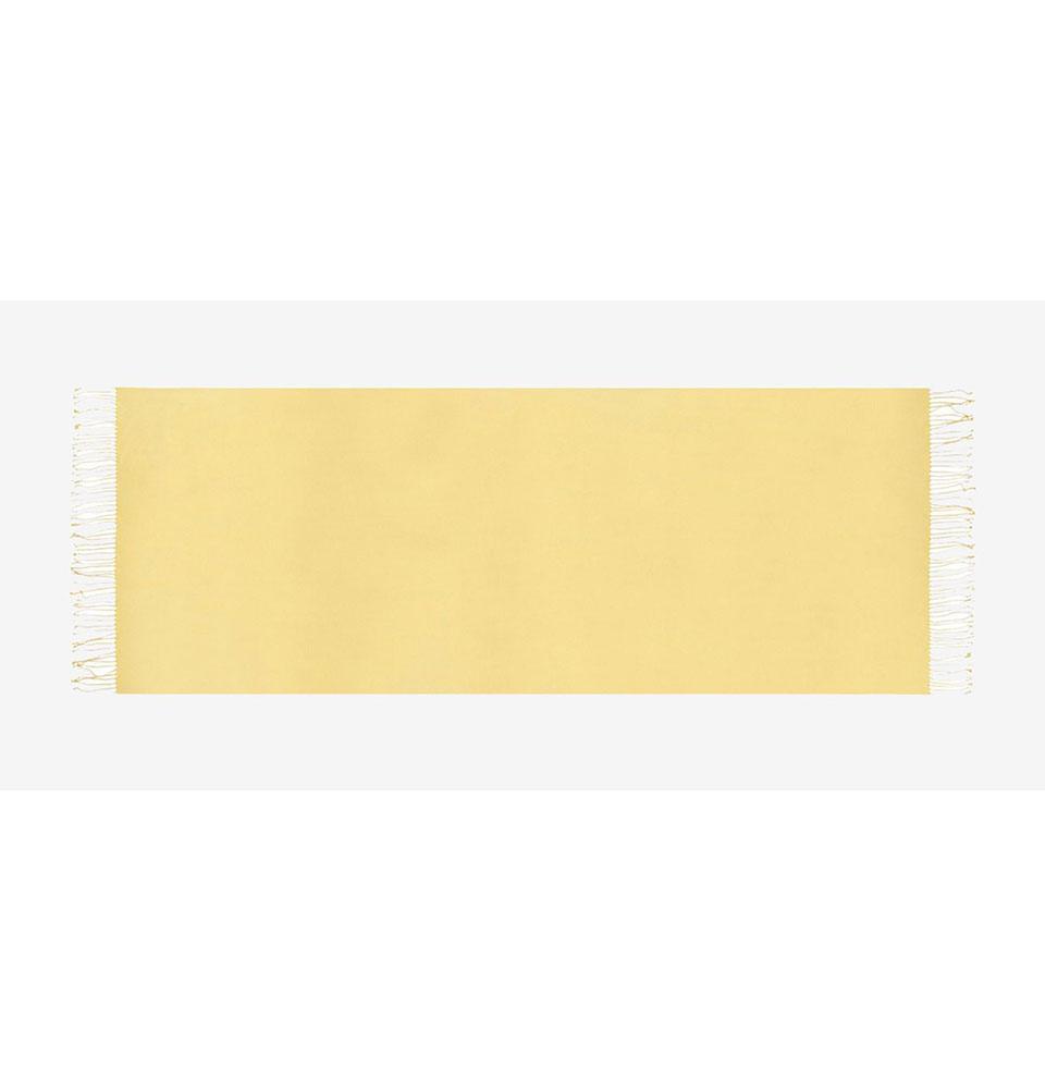 Aker Double Sided Silk Hijab Shawl Scarf - Bright Yellow | Lightweight & Breathable for Women | Perfect for Prayer, Modest Fashion & Everyday Wear