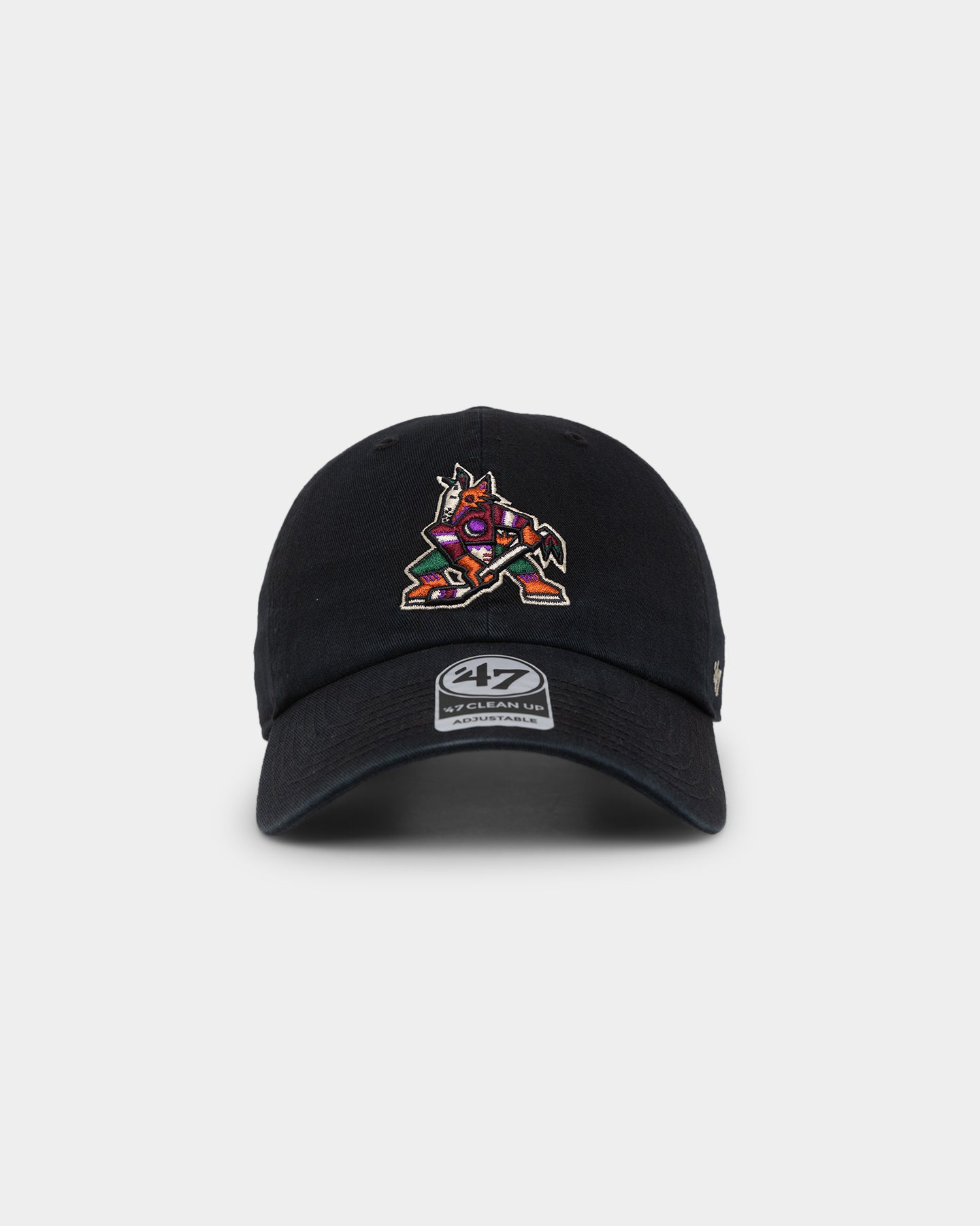 47 Brand Arizona Coyotes vs LA Kings Adjustable Strapback Hat - Black NHL Hockey Fan Cap for Men & Women - Perfect for Games, Tailgating & Casual Wear