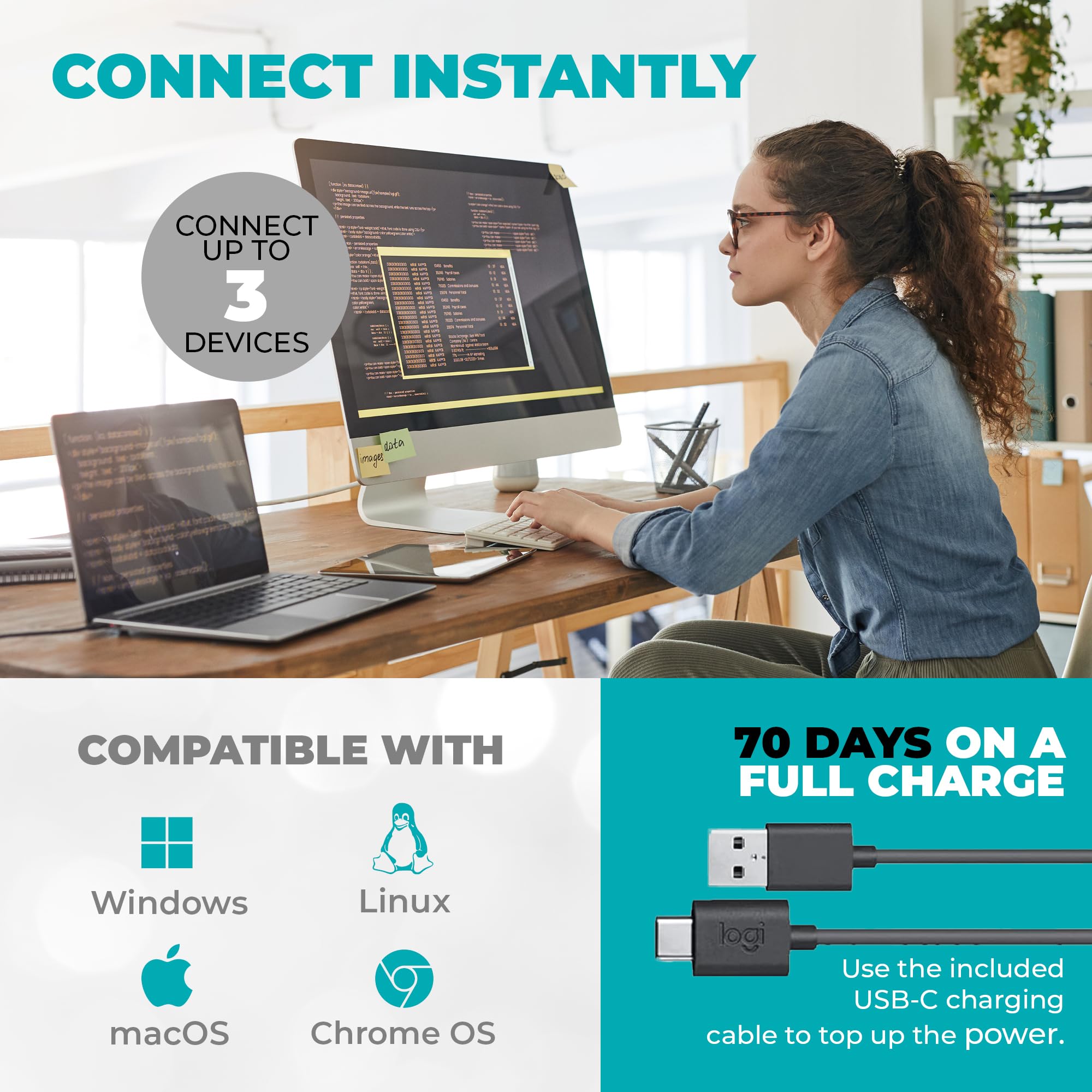 Logitech MX Master 3S Wireless Mouse with Black Mousepad & Microfiber Cloth - 8000 DPI Ergonomic Mouse for Mac/Windows/Chrome/Linux - Ultra-Fast Scrolling, Silent Clicks (Graphite) - Perfect for Office Work, Graphic Design & Gaming