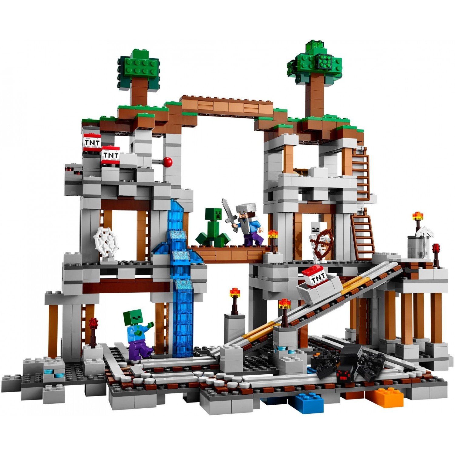 LEGO 21118 Minecraft Mine Construction Toy Set - Creative Building Blocks for Kids & Adults - Perfect for Minecraft Fans, STEM Learning & Playtime Adventures