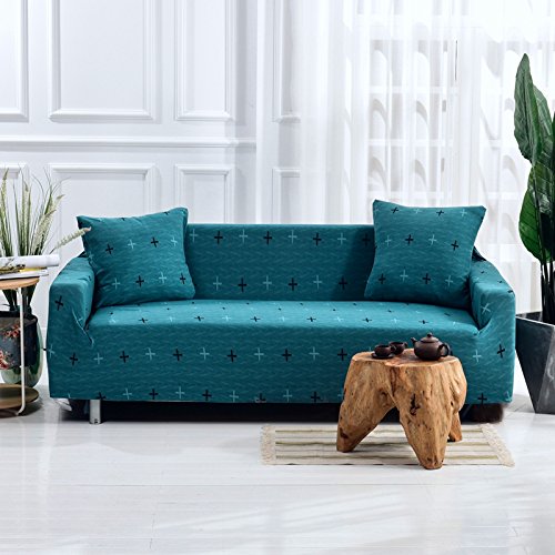 ChezMax Modern Loveseat Slipcover - Stretch Polyester Spandex Sofa Cover (57.1