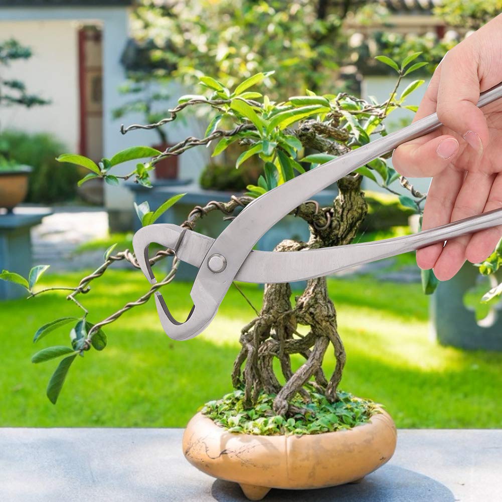 27cm Stainless Steel Bonsai Trunk Splitter - Professional Garden Branch Cutter & Pruning Scissors for Beginners | Perfect for Bonsai Shaping, Tree Trimming, and Gardening Maintenance