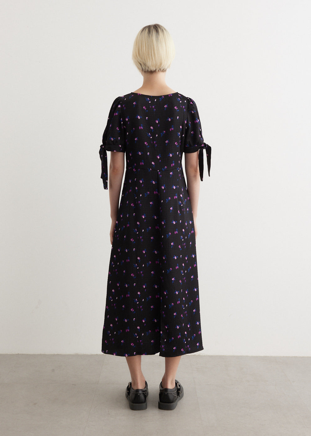 Asura Black Mini Rose Dress - Elegant Short Party Dress for Women, Perfect for Cocktail Parties, Date Nights & Special Occasions