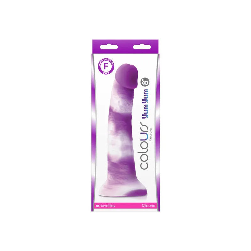 Purple Yum Yum Dildo - 20cm Realistic Adult Toy for Solo Play & Couples Fun | Waterproof & Body-Safe Silicone