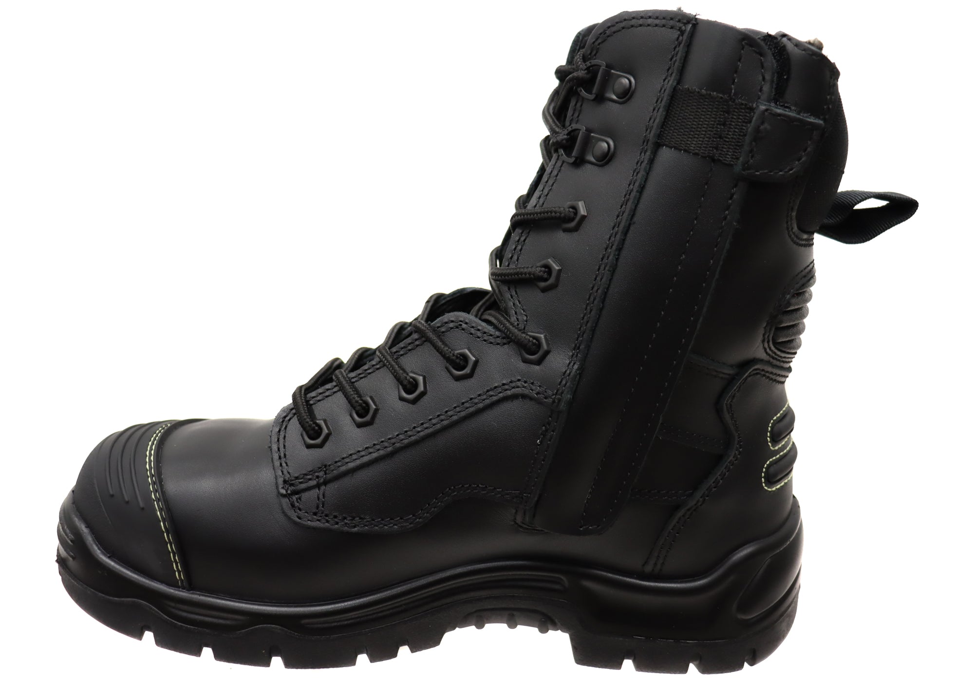 KingGee Men's Phoenix 8Z Met Safety Work Boots - Steel Toe, Slip Resistant, Comfortable for Construction & Industrial Work | Perfect for Warehouse, Factory & Outdoor Job Sites