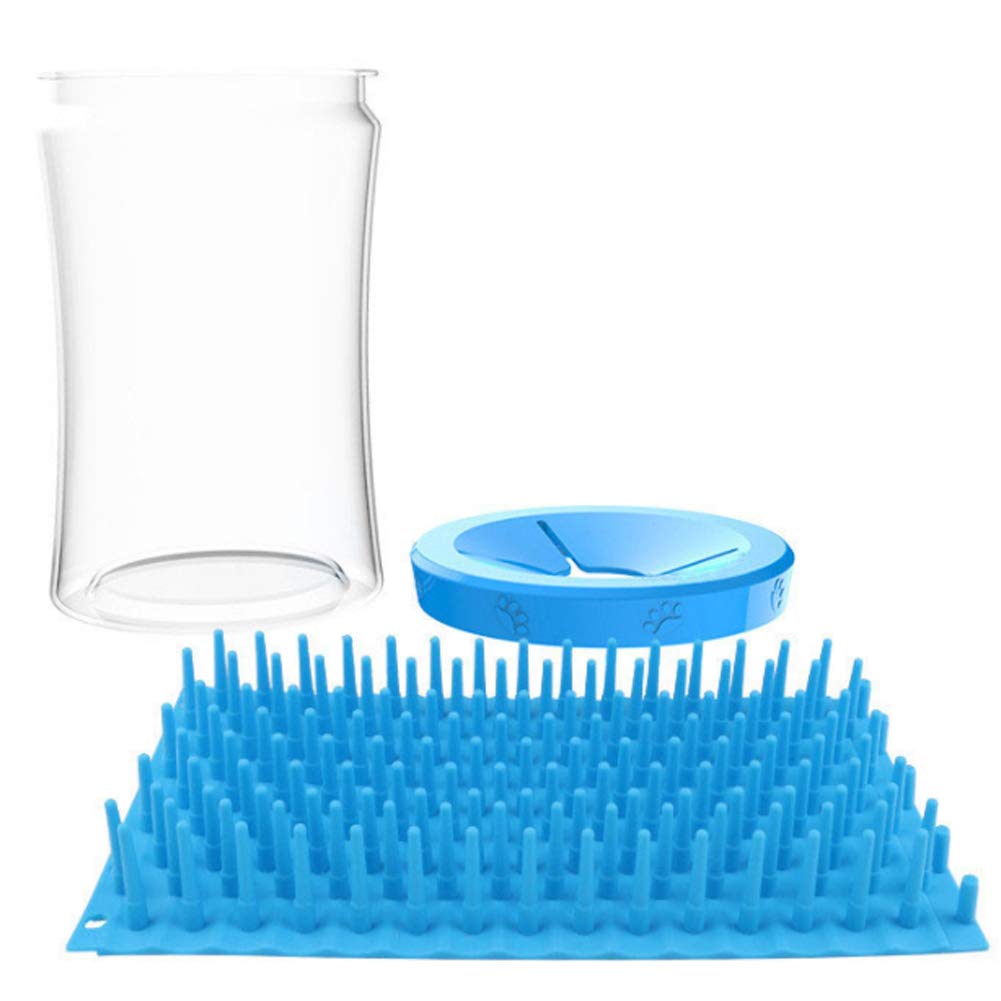 Portable Dog Paw Cleaner Cup - Soft Silicone Brush for Puppy Feet Cleaning at Home & Outdoors