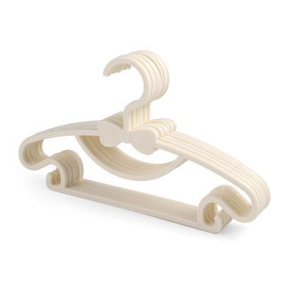 5-Pack Kids Clothes Hangers - Portable Plastic Display Hangers for Children's Coats & Baby Clothing - Windproof Door Hangers for Nursery, Closet & Retail Store Display