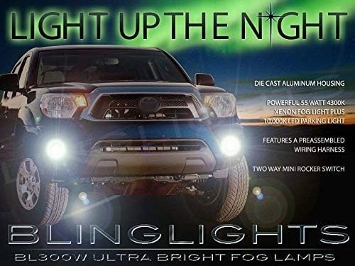 Xenon Halogen Fog Lights for 2012-2015 Toyota Tacoma - Durable Driving Lamps for Off-Road, Night & Foggy Conditions