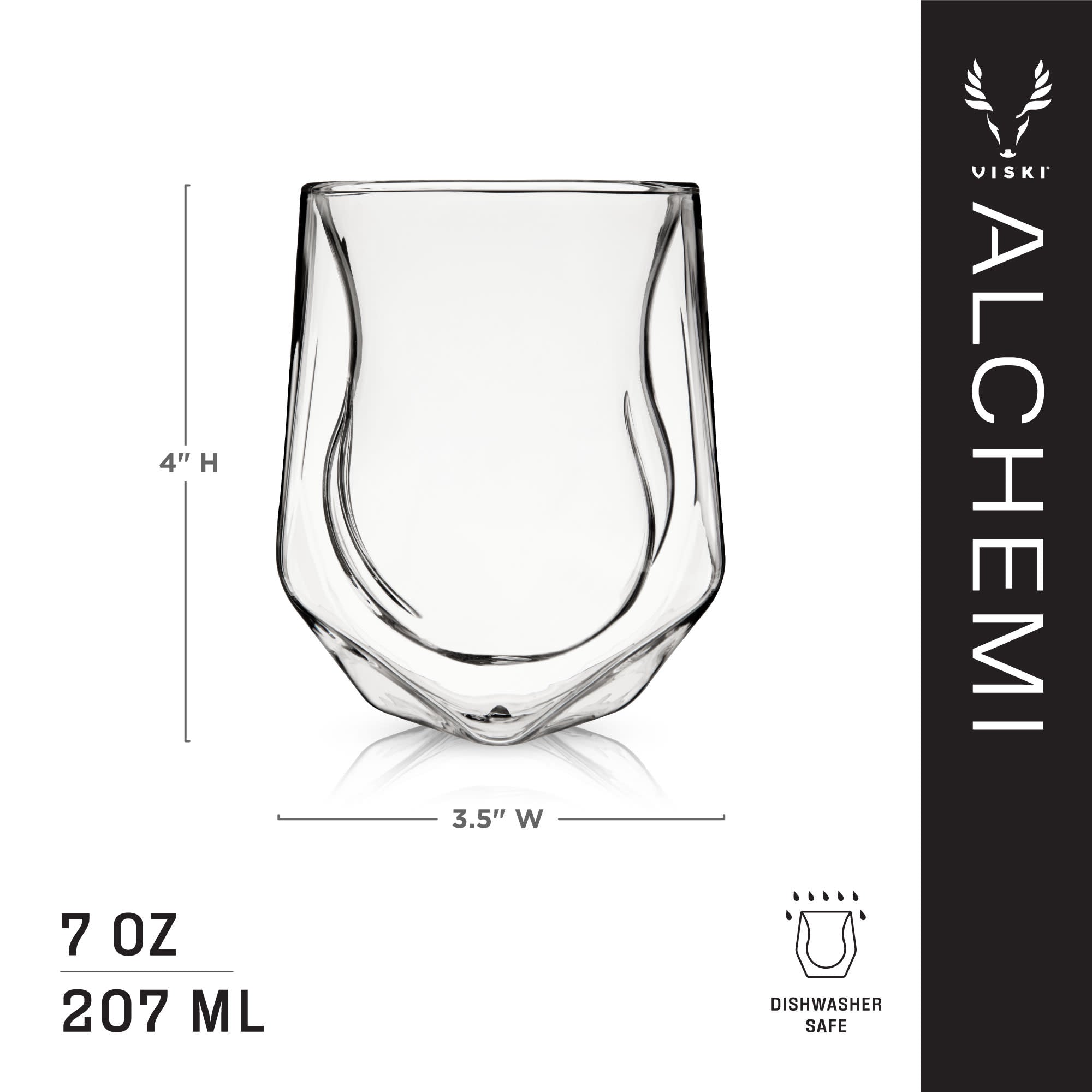 Premium Alchemi Double Walled Aerating Tumbler - 18oz Insulated Stainless Steel Wine Glass with Lid - Perfect for Red Wine, Cocktails & Outdoor Parties