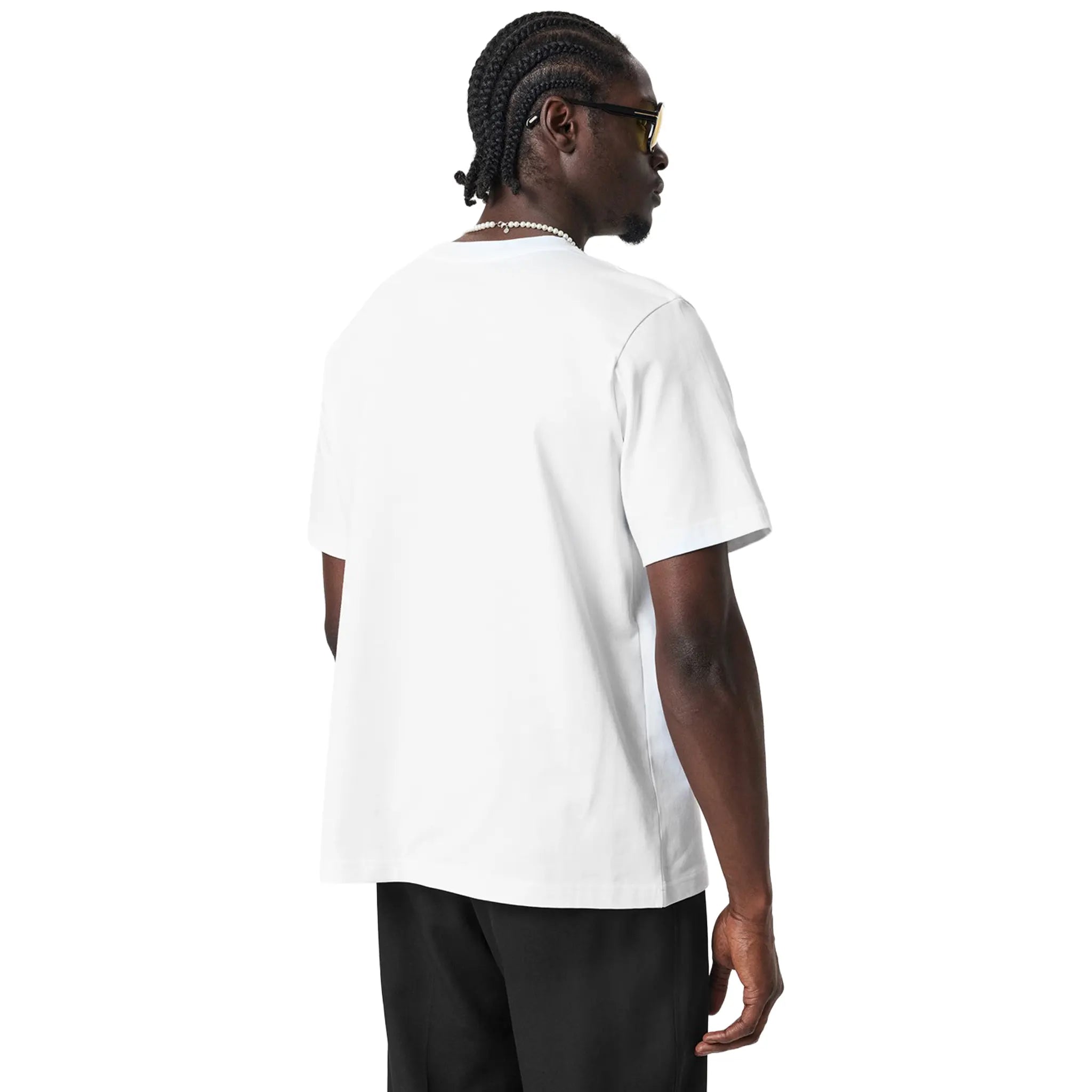 Casablanca Casa Triomphe White T-Shirt for Men - Premium Cotton Crew Neck Tee - Perfect for Casual Wear, Street Style & Everyday Outfits