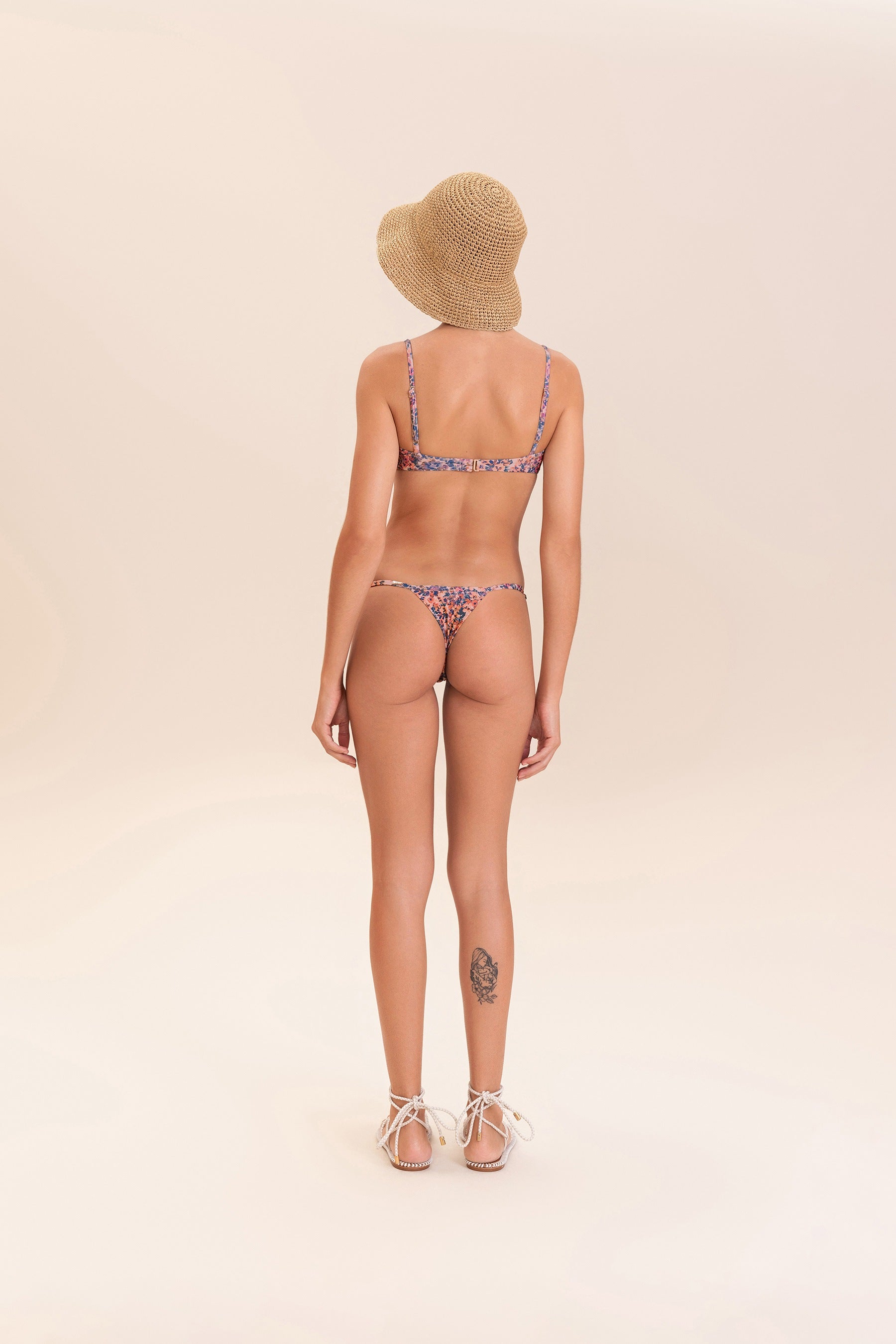 Primrose String Bikini Bottom - Sexy High Cut Swimwear for Women, Comfortable & Adjustable Swim Bottoms for Beach, Pool & Vacation
