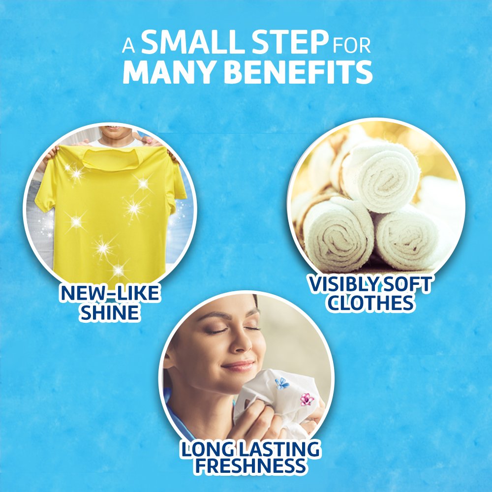 Morning Fresh Fabric Conditioner & Softener - 860ml for Ultra Softness, Shine & Long-Lasting Freshness | Ideal for Laundry, Towels & Bedding