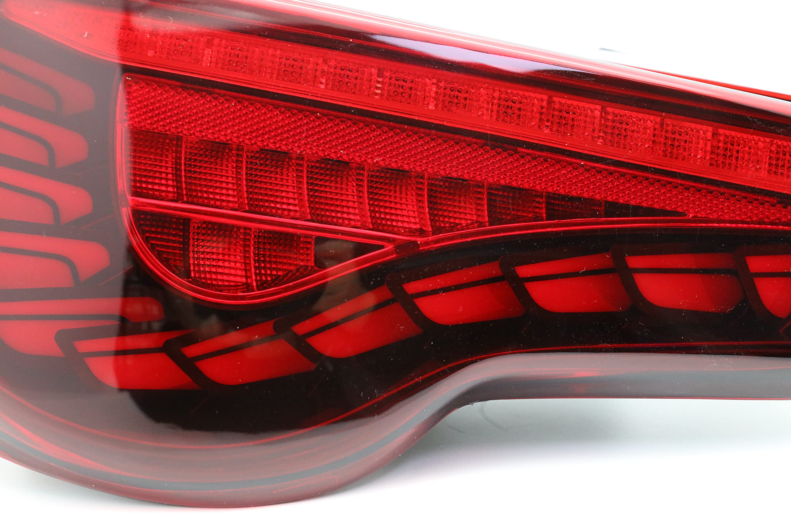 PENSUN Red LED Tail Lights Assembly for 2012-2020 Toyota 86, 2013-2020 Subaru BRZ & Scion FRS - Sequential Turn Signal & Running Lights (1 Pair) - Upgrade Your Car's Style & Safety for Night Driving