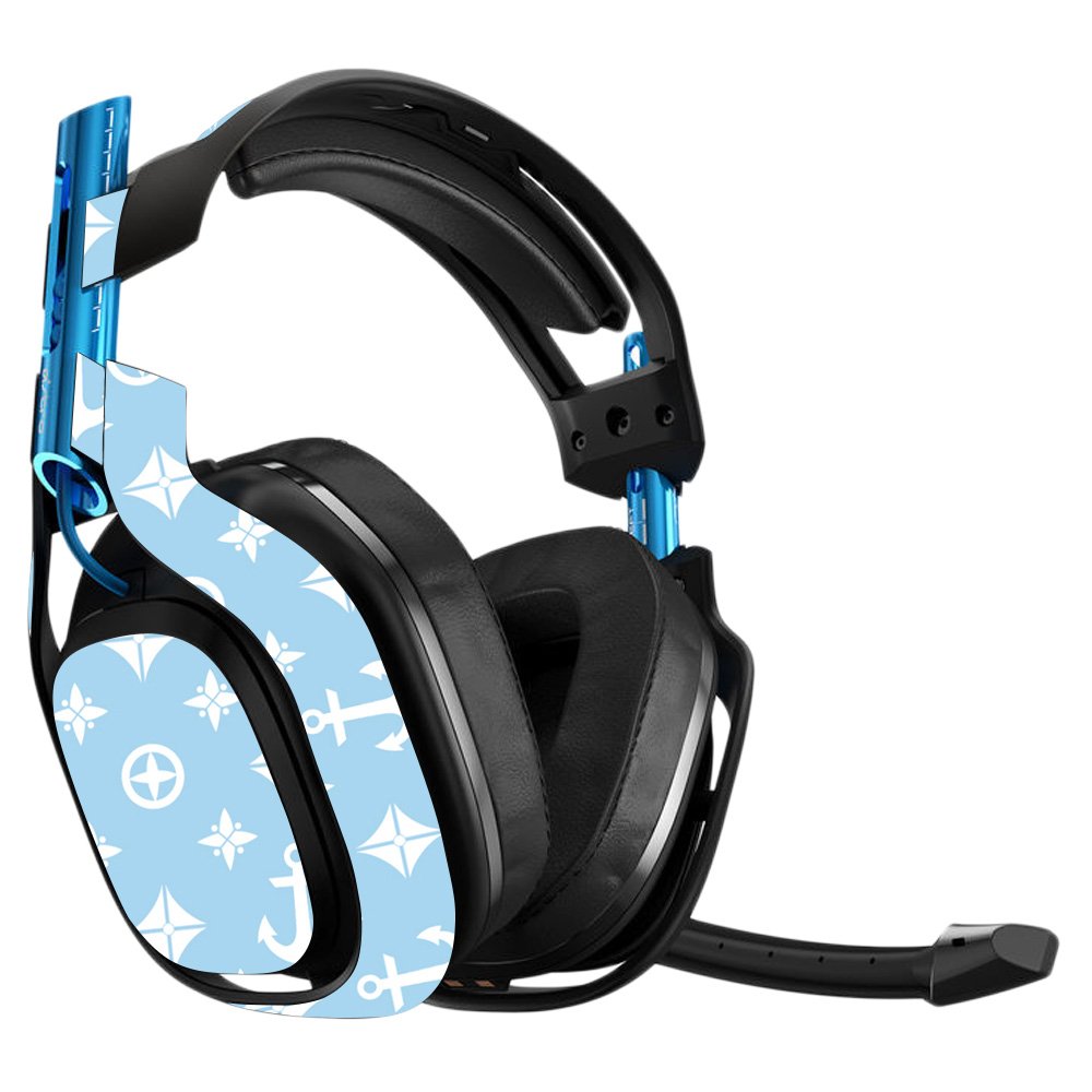 Astro A50 3rd Generation Gaming Headset Skin - Baby Blue Protective Vinyl Wrap Cover | Durable, Easy to Apply & Remove | Made in USA | Perfect for Gaming, Streaming & Personalizing Your Headset