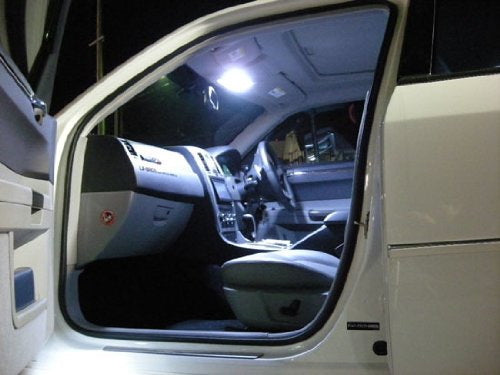 2-Pack White 6 SMD LED Bulbs for Car Interior Dome Lights - 1.50