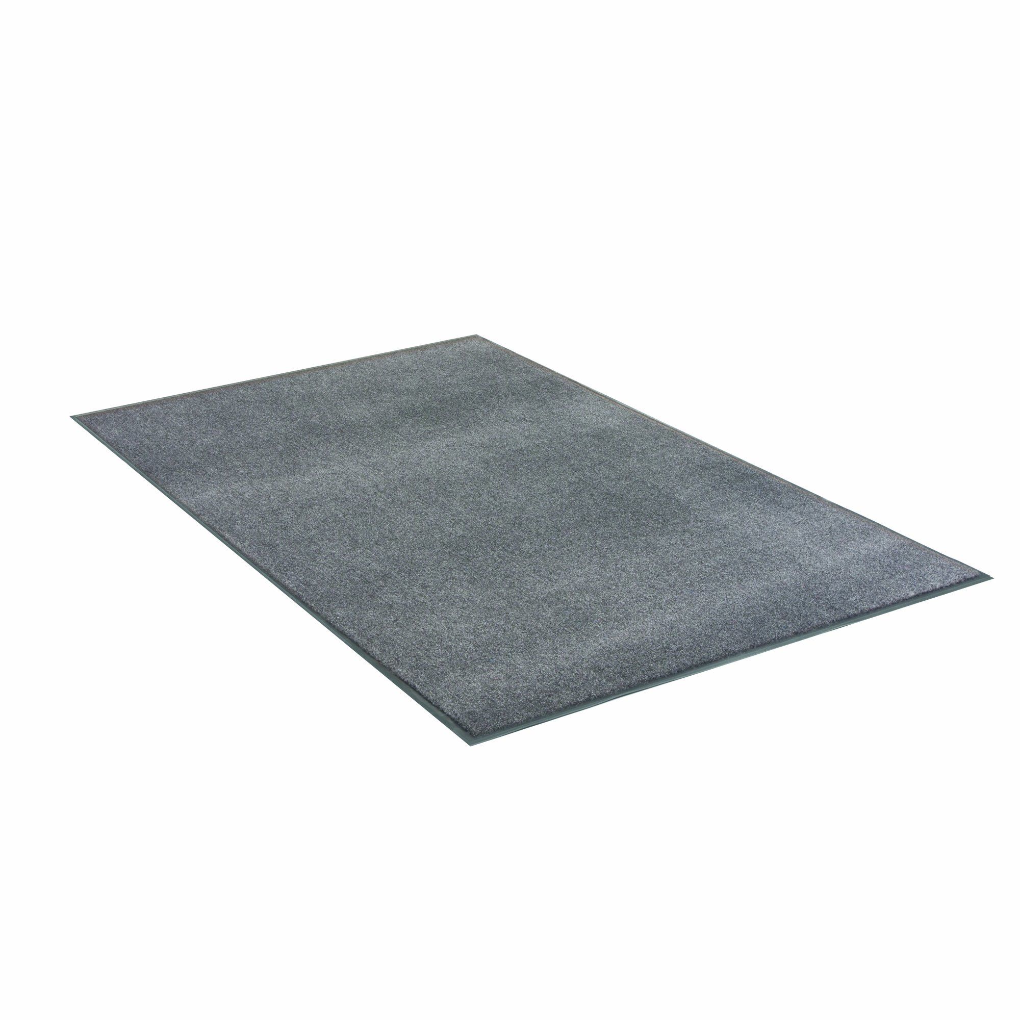 Premium Herco 3' x 4' Indoor/Outdoor Plush Carpet Entrance Mat - Soft Non-Slip Doormat for Home, Office, Apartment - Waterproof & Durable - Grey - Perfect for Entryways, Mudrooms & High Traffic Areas