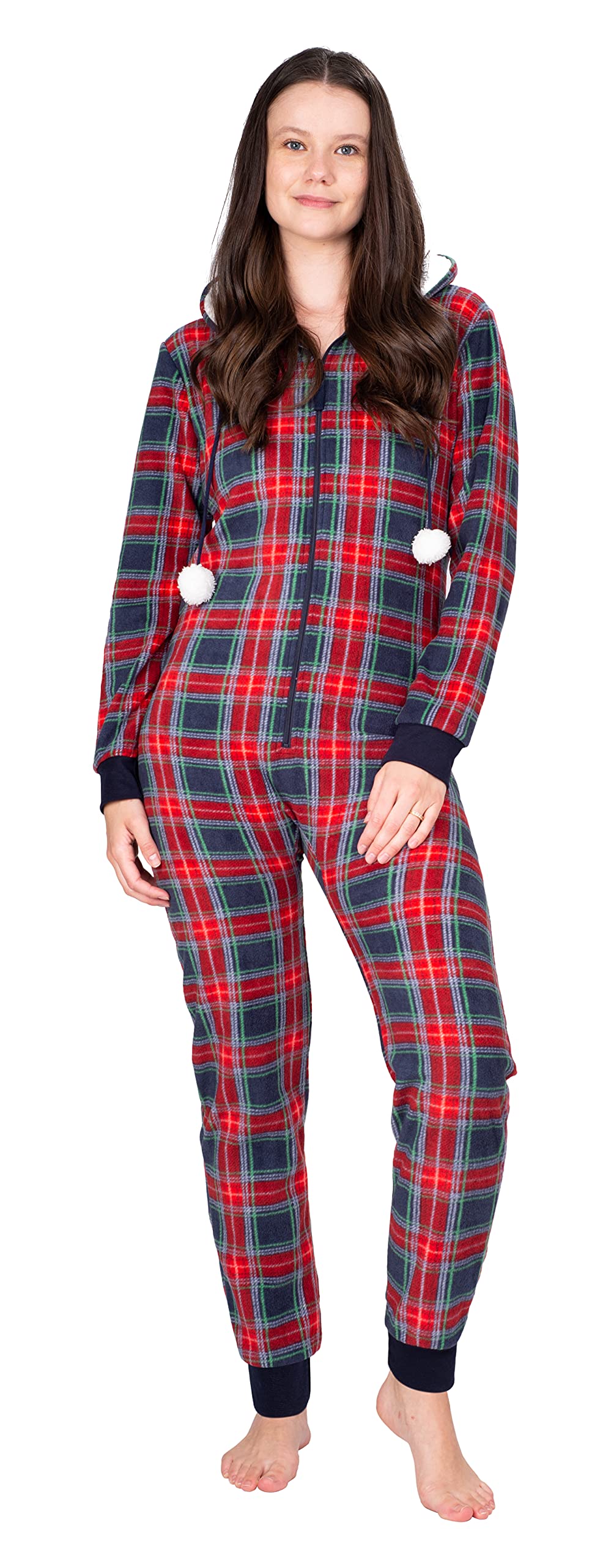 BLIS Women's Adult Onesie Pajamas - Halloween Costume & Novelty Sleepwear | Cozy One-Piece Pajama Set for Women, Halloween Parties, Sleepovers & Loungewear