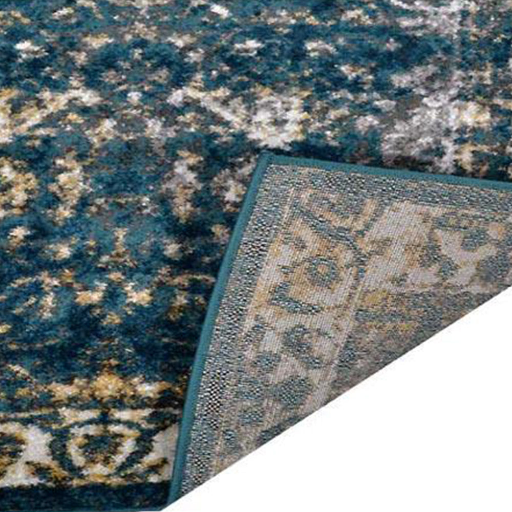 Premium Machine Woven Rug - Soft & Durable Area Rug for Living Room, Bedroom, Office - Non-Slip Home Decor Carpet (5x7 ft, Gray)