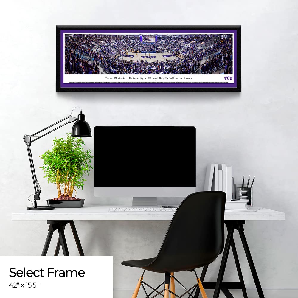 TCU Basketball Posters & Framed Wall Art - Blakeway Panoramas College Sports Decor for Dorm, Office & Game Room