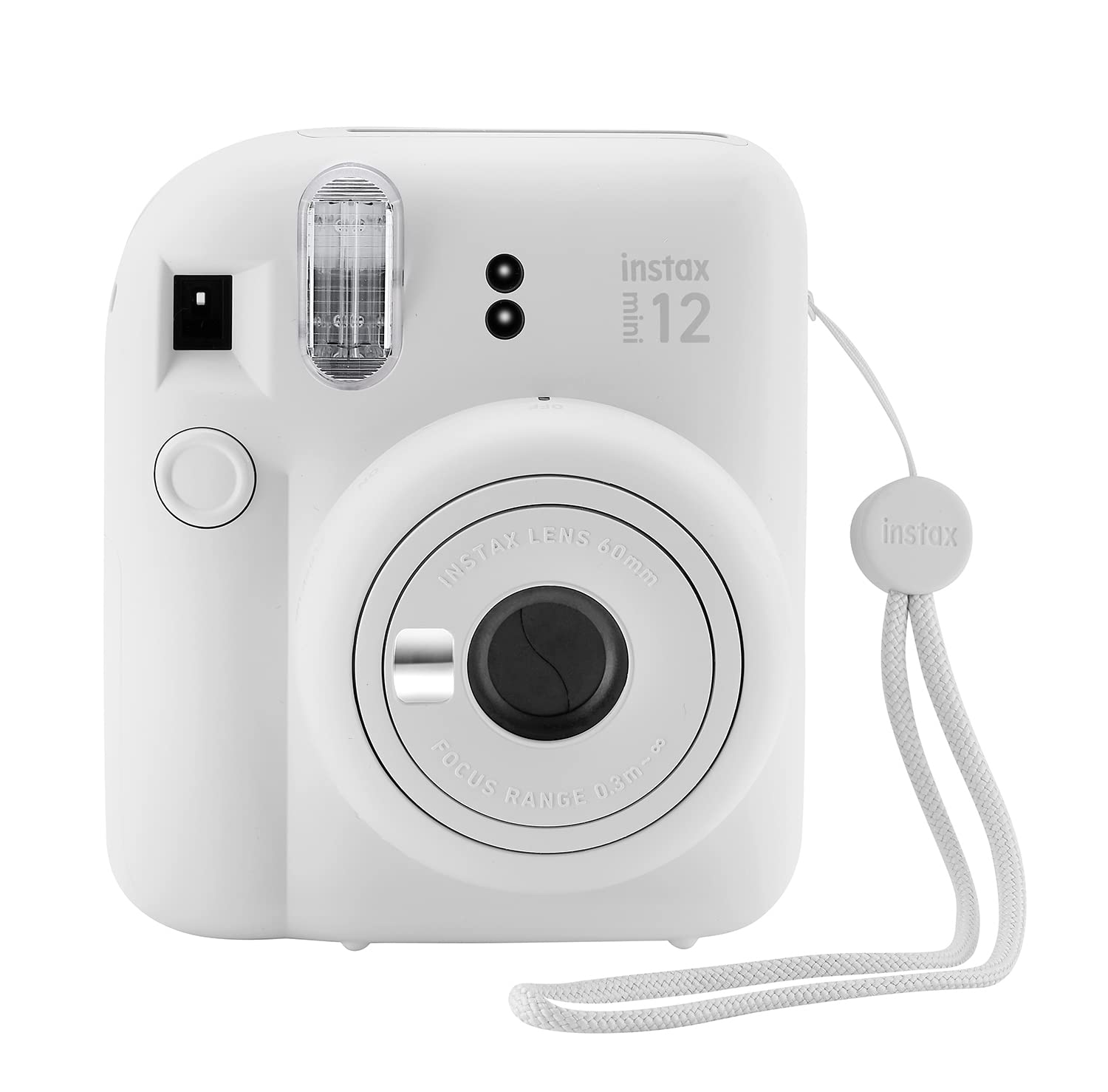 Fujifilm Instax Mini 12 Instant Camera Bundle - Clay White with Case, Stickers, Photo Album & Frames | Perfect for Parties, Travel & DIY Scrapbooking Memories