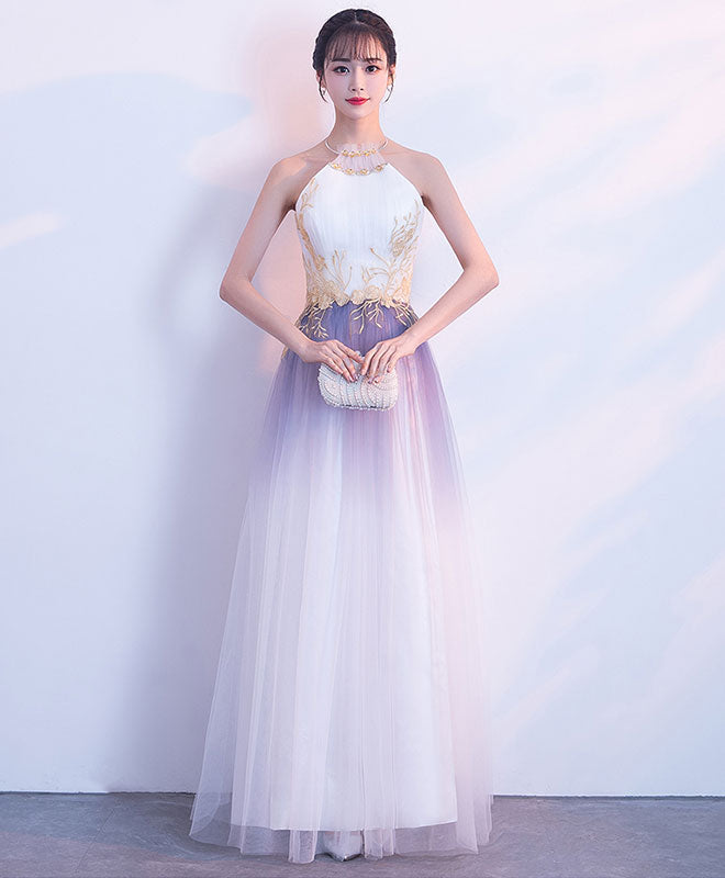 Elegant Tulle Lace Applique Long Prom Dress - Formal Evening Gown for Homecoming, Wedding, and Special Occasions