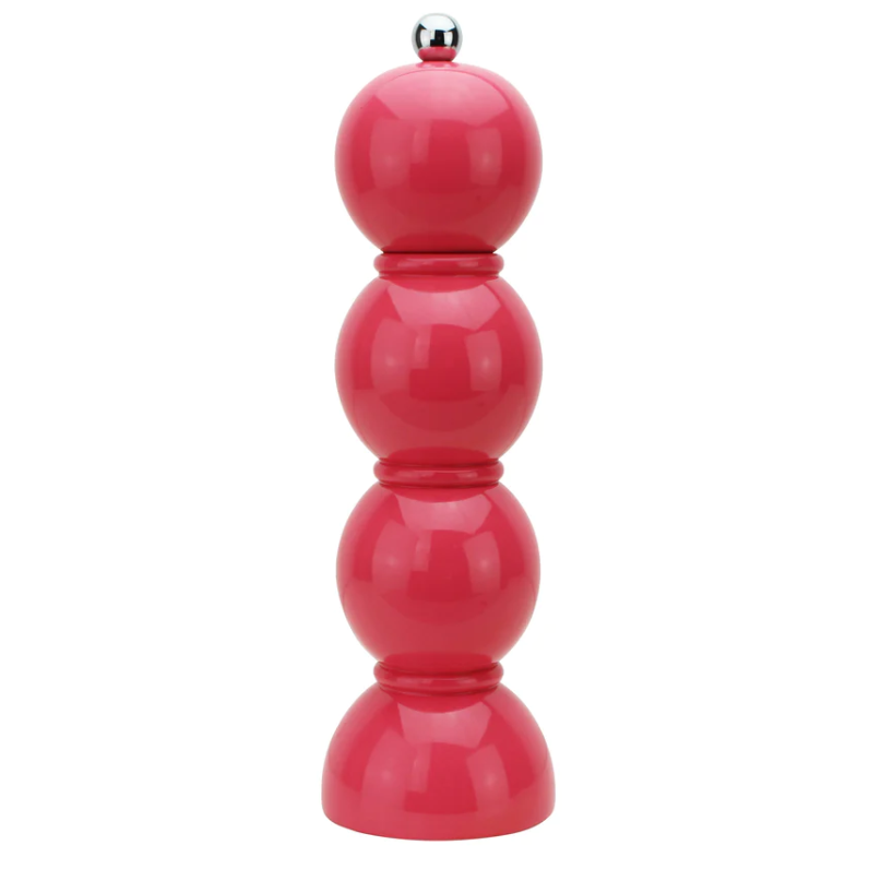 Premium Bobbin Salt and Pepper Grinder Set - Adjustable Ceramic Spice Mill with Watermelon Design - Perfect for Kitchen, Dining Table, and BBQ Seasoning
