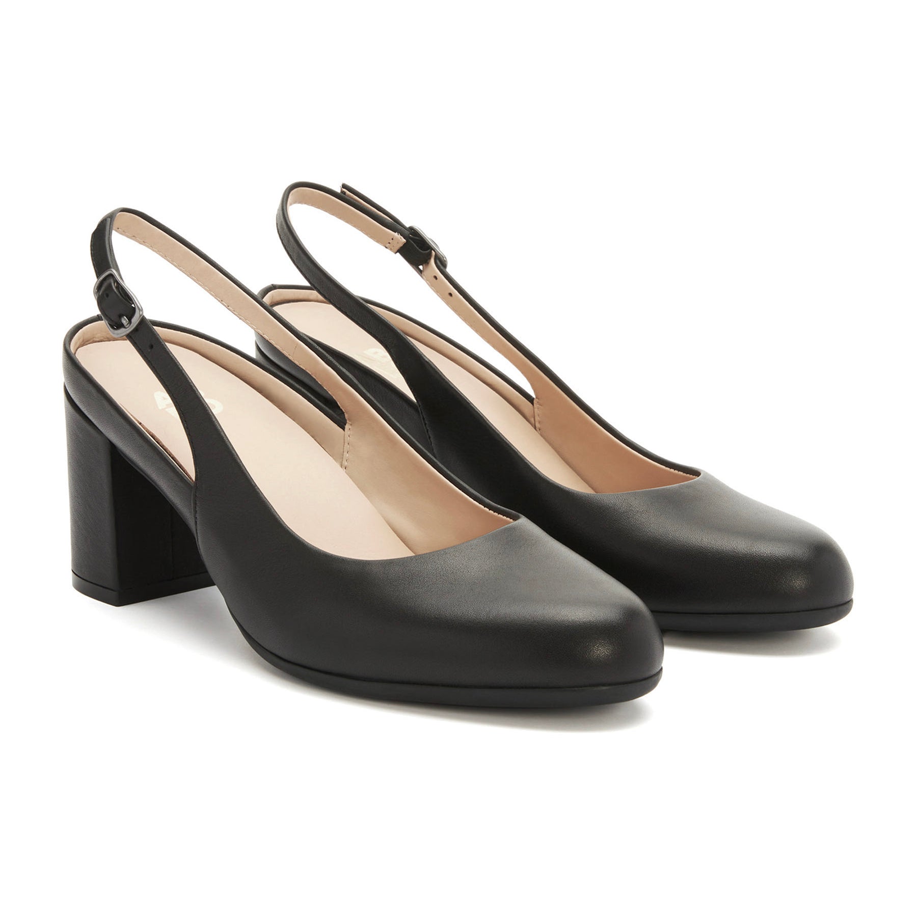 Abeo Tempo Slingback Black Women's Comfortable Heels for Work, Party & Evening Wear | Stylish & Supportive Dress Shoes