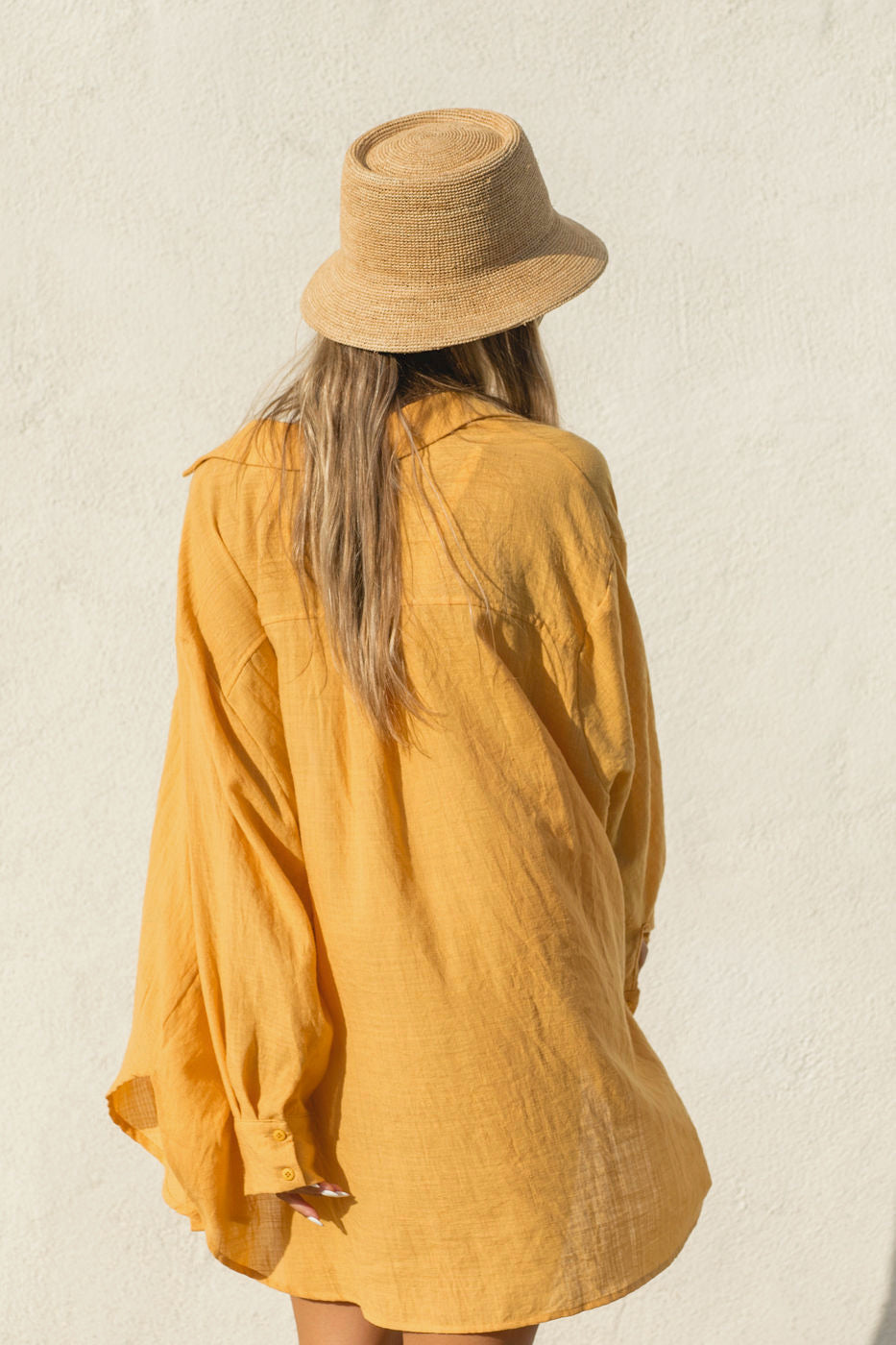 Oversized Button Down Shirt for Women - Casual Summer Poolside Cover Up - Perfect for Beach, Vacation, and Relaxing Outdoors