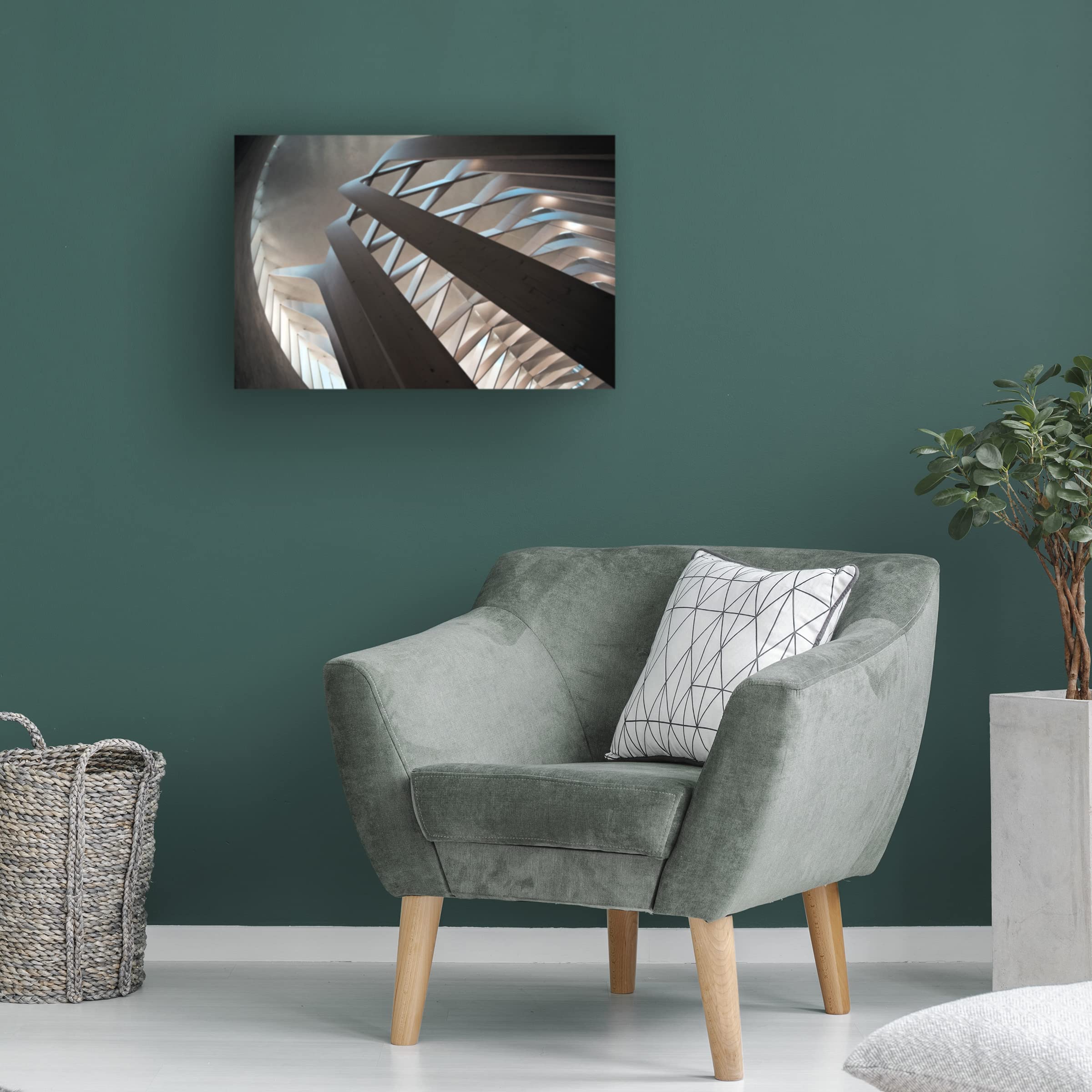 Trademark Fine Art 'Intertwined' Canvas Wall Art by Linda Wride - Modern Abstract Painting for Living Room, Bedroom & Office Decor