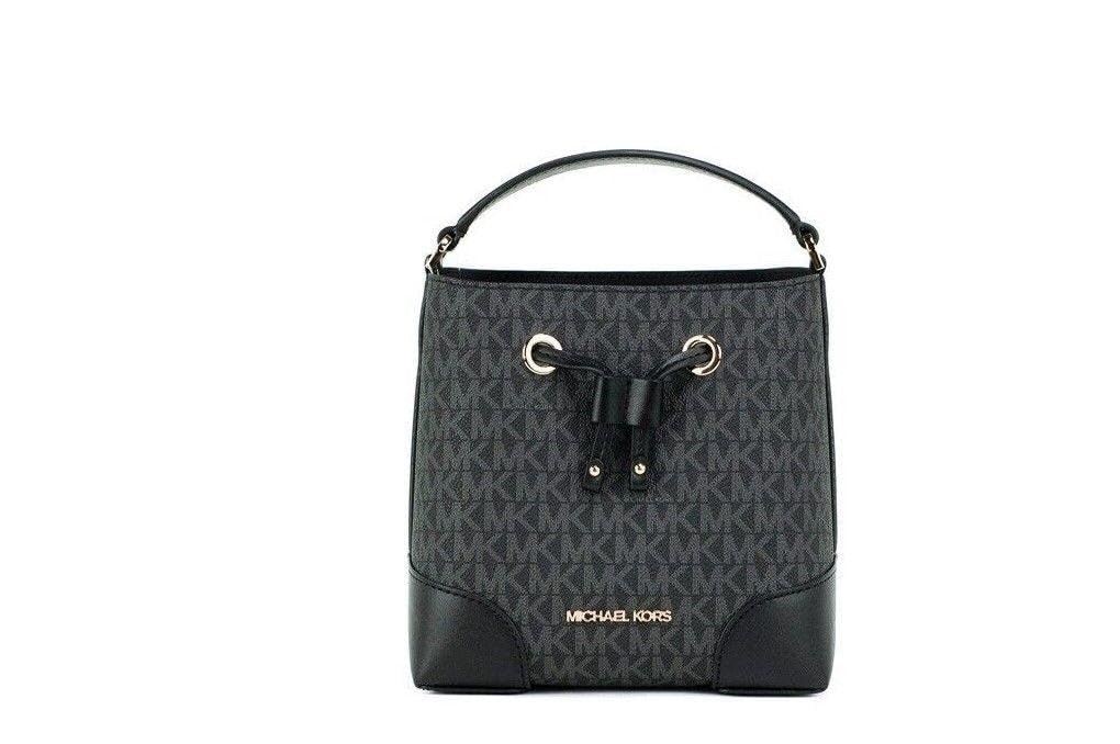 Michael Kors Women's Mini Bucket Bag with Drawstring Closure - Stylish Crossbody Purse for Everyday Use, Work & Travel | One Size Fits All