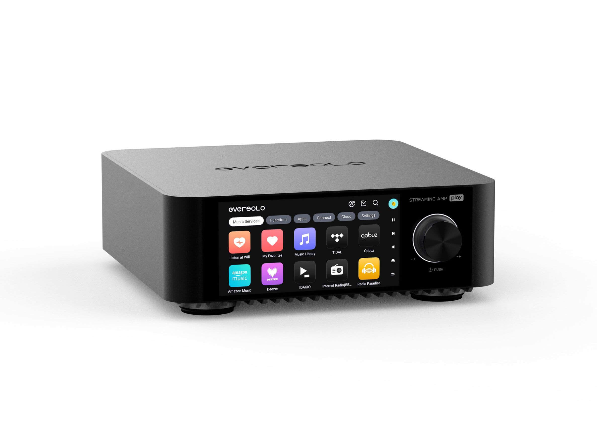 Eversolo Play Stereo Integrated Amplifier - High-Fidelity Audio for Home Theater & Music Listening