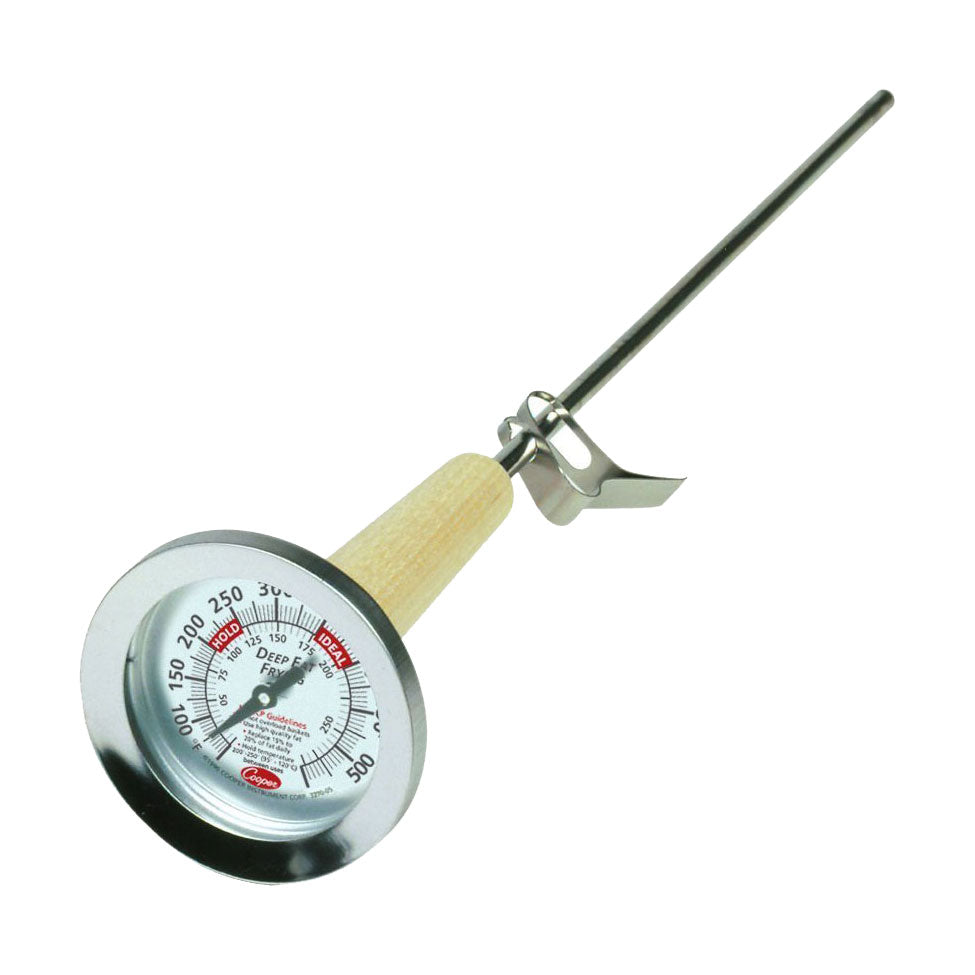 Cooper Atkins 3270-05 5-Inch Kettle Deep Fry Thermometer with 2.5-Inch Dial & 15-Inch Stem - Perfect for Deep Frying, BBQ, and Cooking Oil Temperature Monitoring