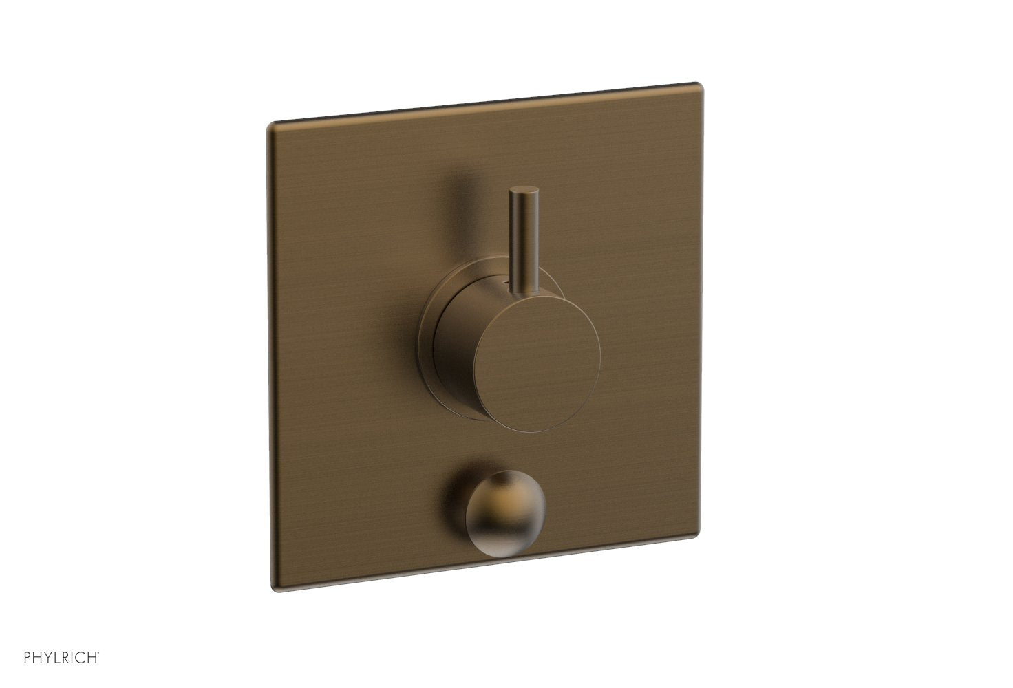 BASIC II Pressure Balance Shower Plate with Diverter and Handle Trim Set 4 203 - Chrome Finish for Bathroom & Shower Installation - Perfect for Home Renovation and Modern Bathroom Upgrades