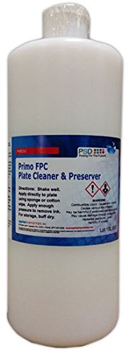 Primo FPC Plate Cleaner for Printing Supplies - 1 Quart | Professional Printing Plate Maintenance Solution | Ideal for Commercial Printing & Flexographic Presses