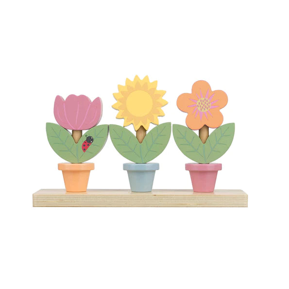 Stackable Flower Pots for Indoor & Outdoor Plants - Modern Decorative Garden Planters for Home, Office & Patio Decor