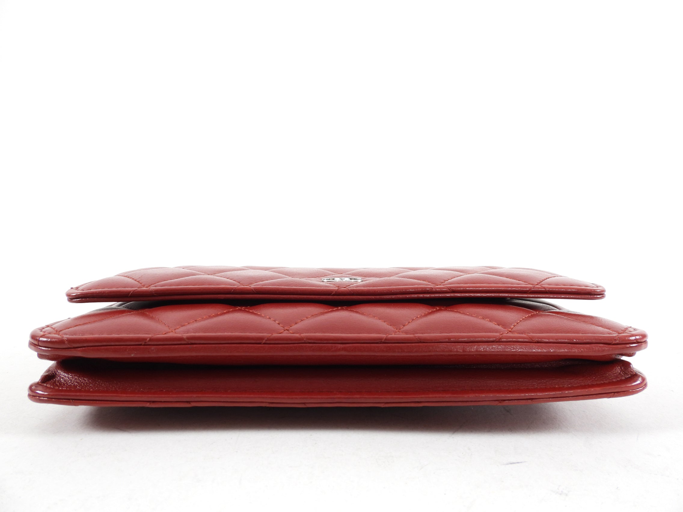 Chanel Red Leather Quilted Timeless Classic Wallet on Chain - Luxury Crossbody Bag for Women, Perfect for Parties, Date Nights & Special Occasions