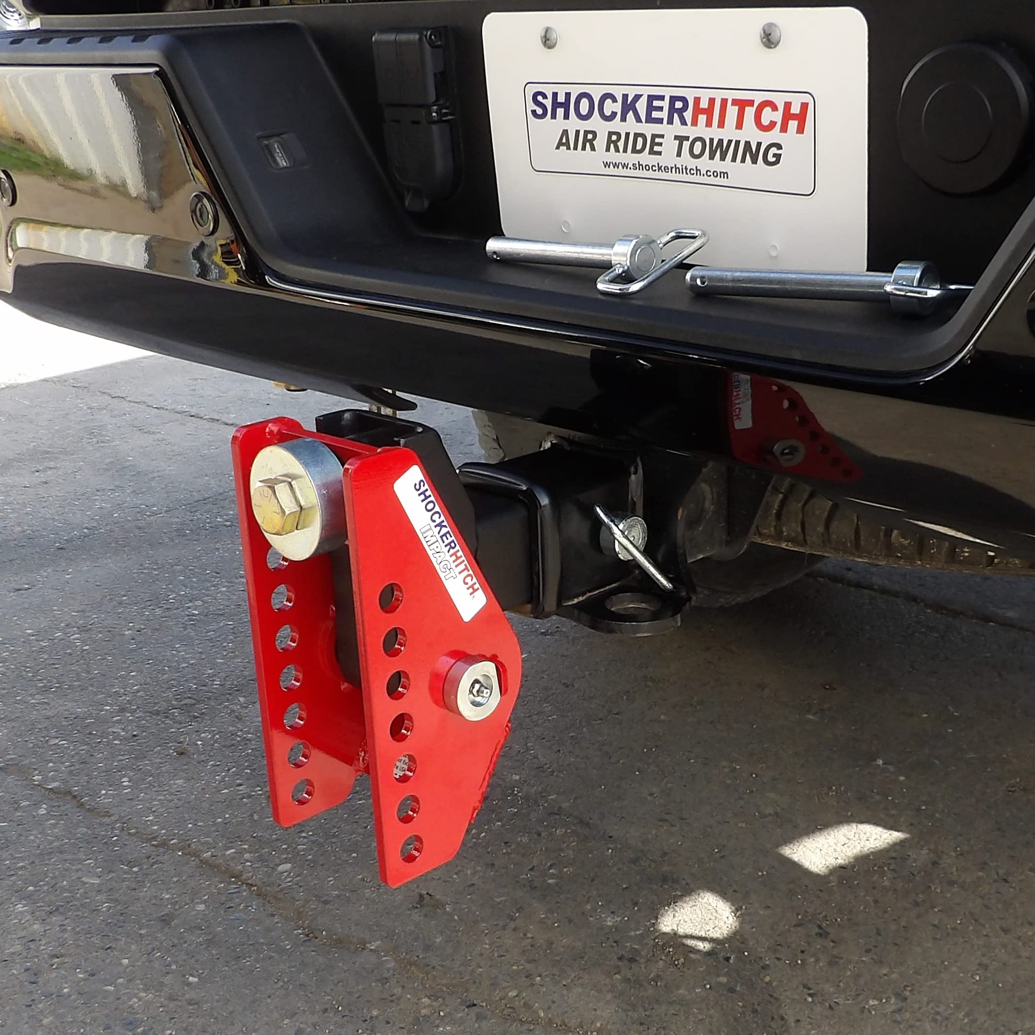 Shock Absorbing Hitch Receiver with Impact Cushioning - Complete 2.5
