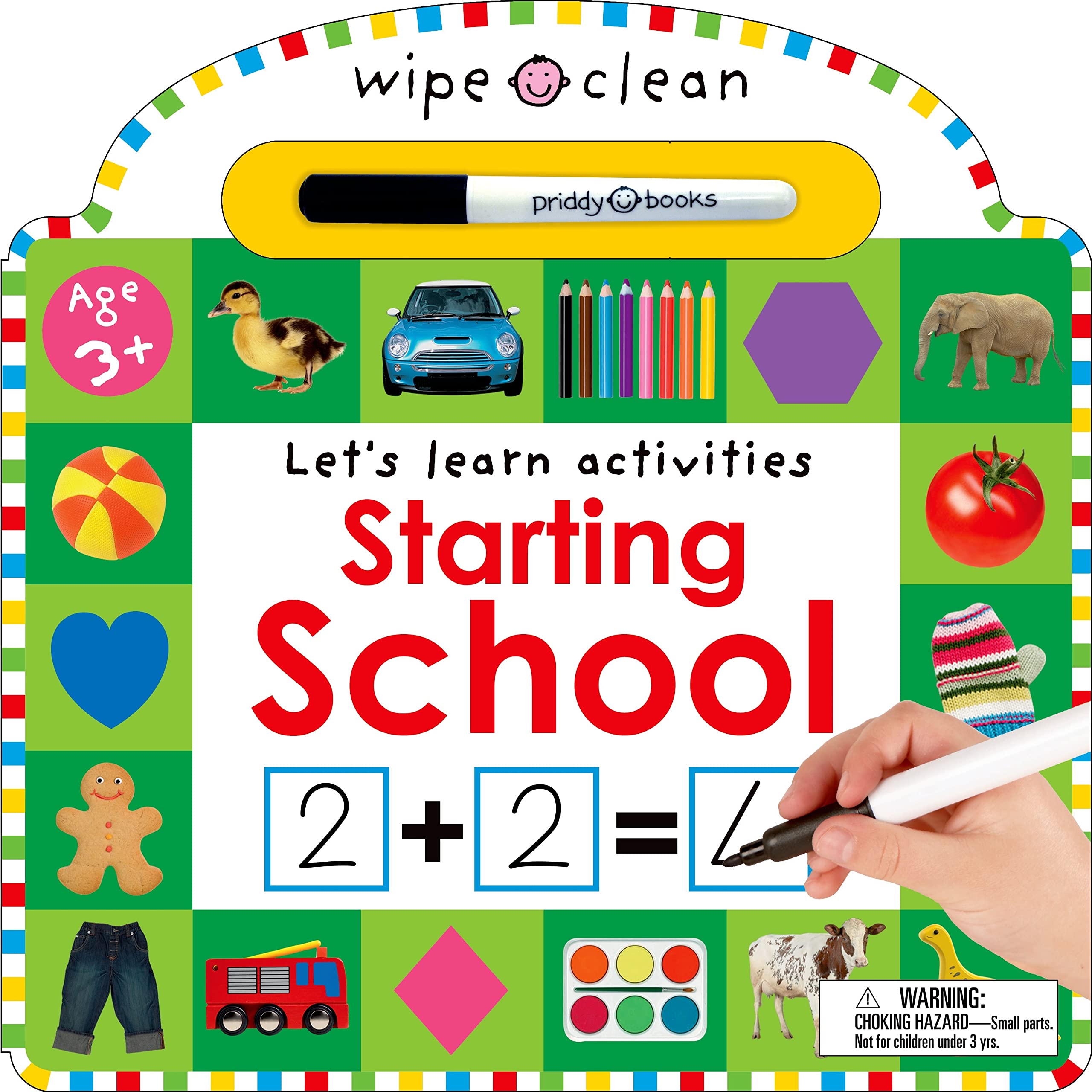 Wipe Clean: Starting School - Reusable Activity Book for Kids Learning to Write & Draw | Perfect for Preschool, Kindergarten & Homeschooling