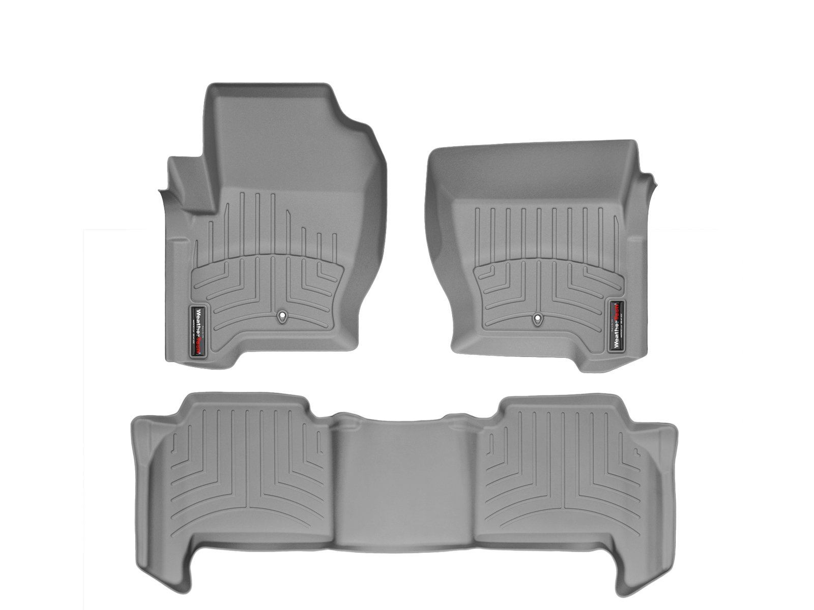 WeatherTech Custom Fit All-Weather Floor Mats for Cars & Trucks - Heavy Duty FloorLiner (Model 44362-1-2) - Perfect for Rain, Snow & Mud Protection