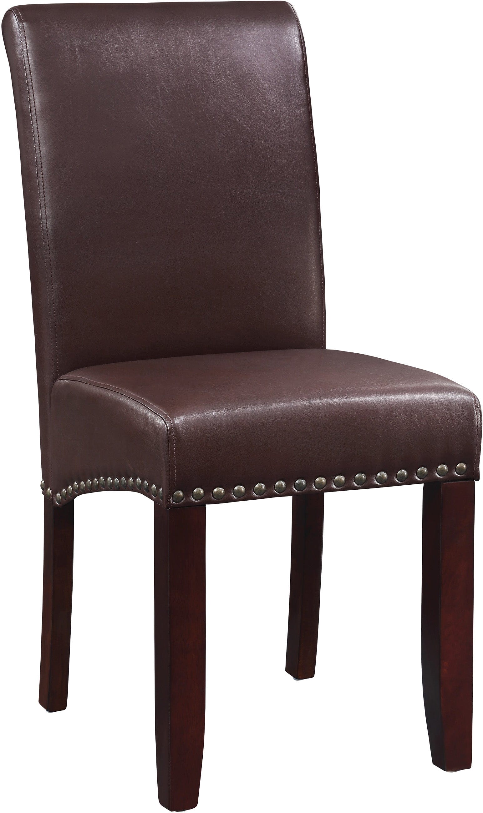 Office Star Parsons Dining Chair - Modern Wooden Dining Chair with Upholstered Seat [MET87] - Perfect for Kitchen, Dining Room, and Office Use