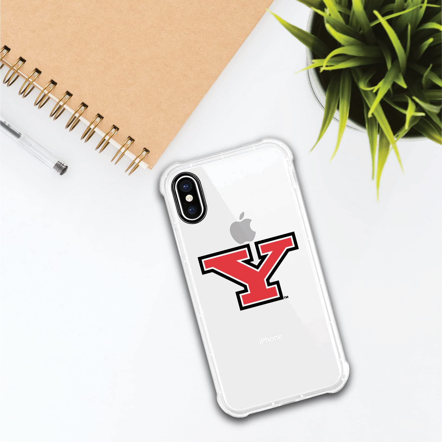 OTM Essentials Youngstown State University Tough Edge Protective Phone Case - Durable Shockproof Cover for iPhone & Samsung - Perfect for Students, Alumni & Fans - Campus Life, Sports Events & Daily Use