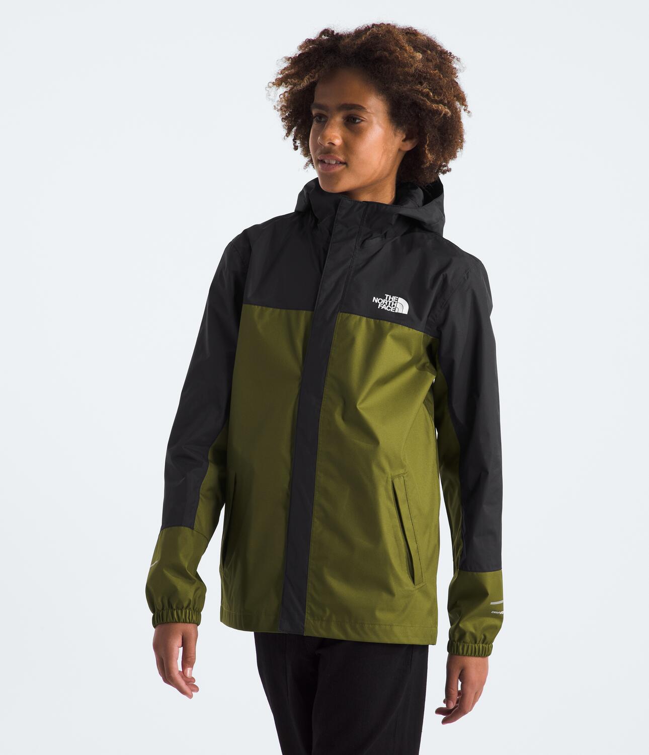 Antora Boys' Waterproof Rain Jacket - Lightweight & Windproof Outdoor Jacket for Hiking, Camping, and School