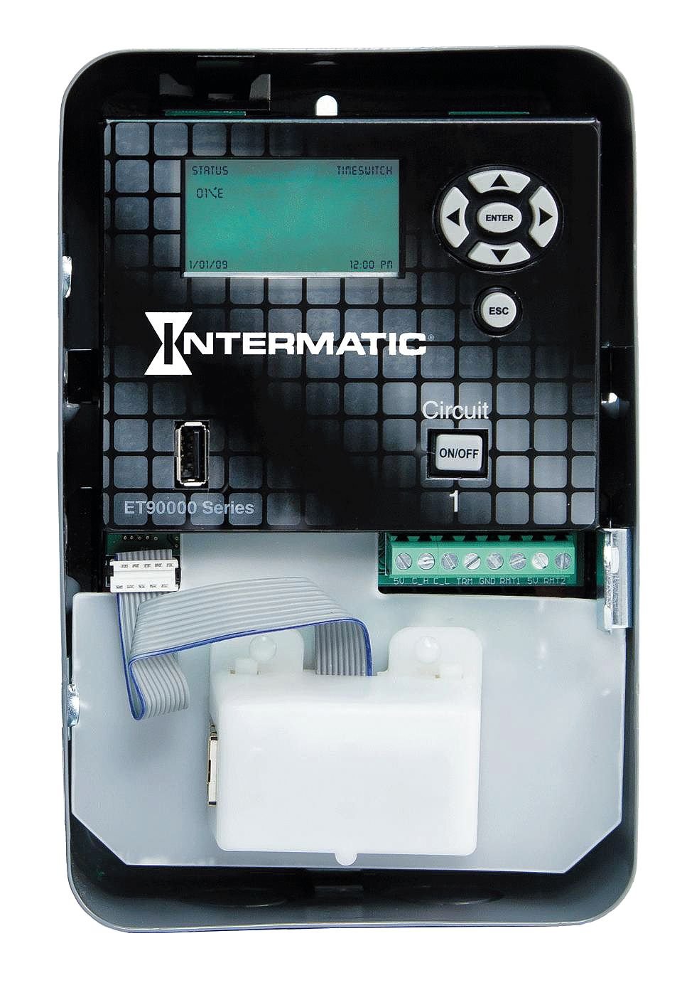 Intermatic ET90115CE 365-Day Electronic Timer with SPDT Switch & Ethernet Control - Perfect for Home Automation, Lighting Control, and Energy Savings