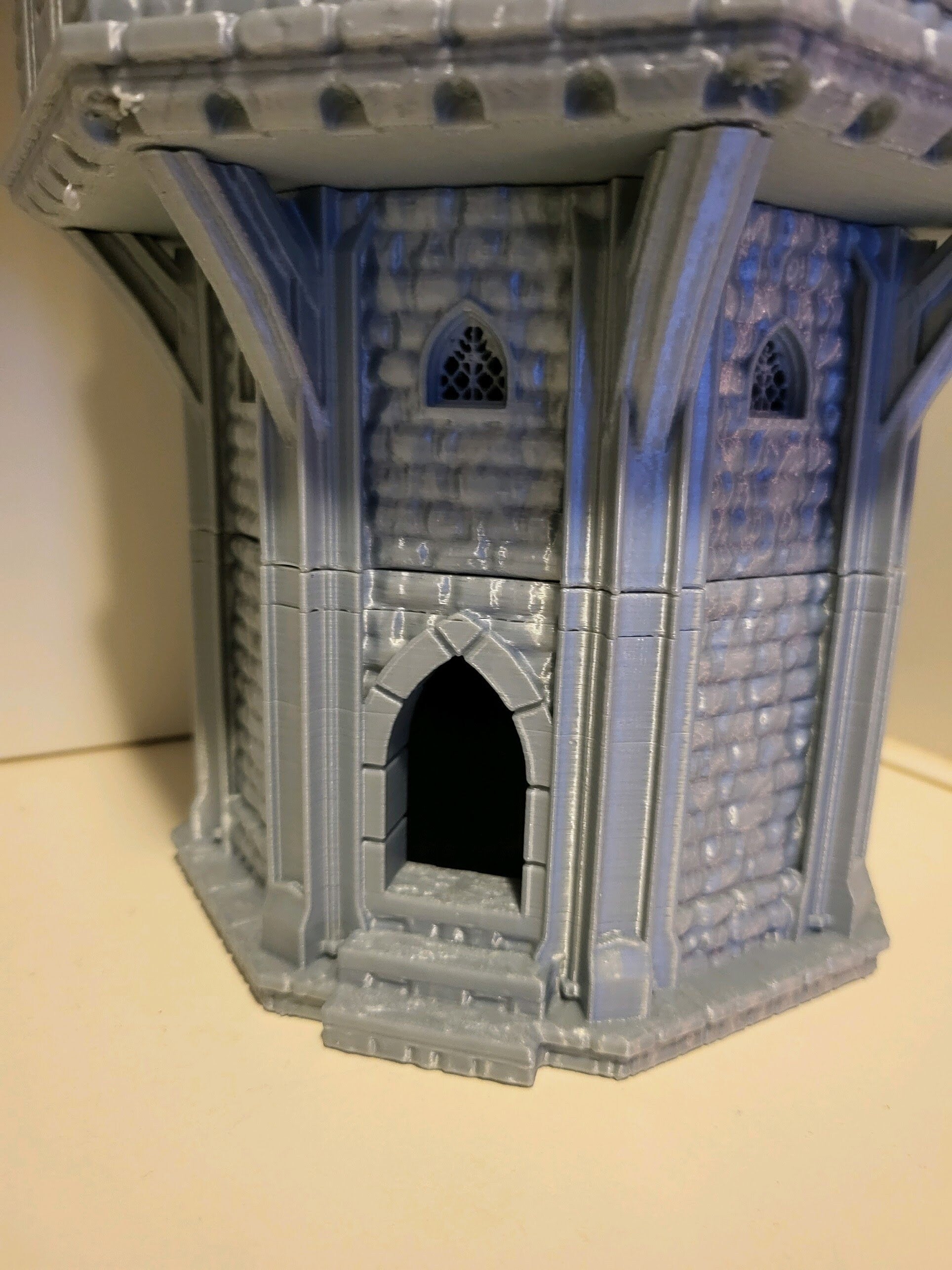 28mm Wizard Tower Terrain for Dungeons and Dragons RPG - Fantasy Tabletop Gaming Scenery & D&D Miniature Battle Maps Accessories - Perfect for D&D Campaigns, Wargaming, and Role-Playing Scenes