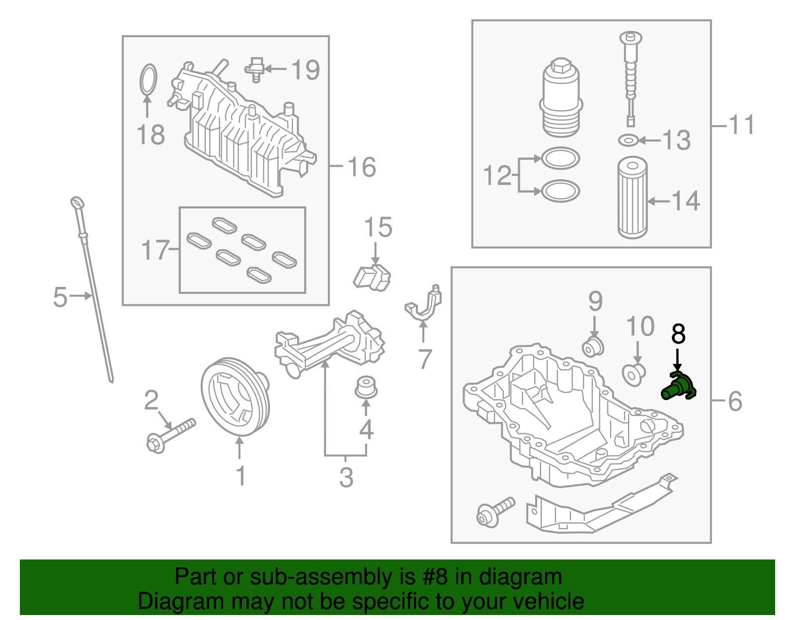 Ford Oil Drain Plug - Replacement Engine Oil Pan Plug for Ford Vehicles - Perfect for DIY Oil Changes & Auto Maintenance